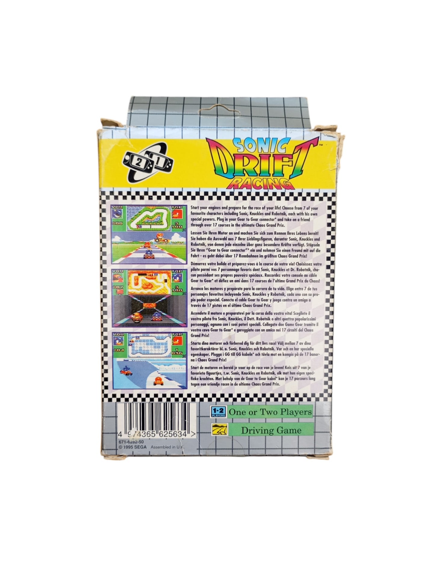 Sonic Drift Game Gear