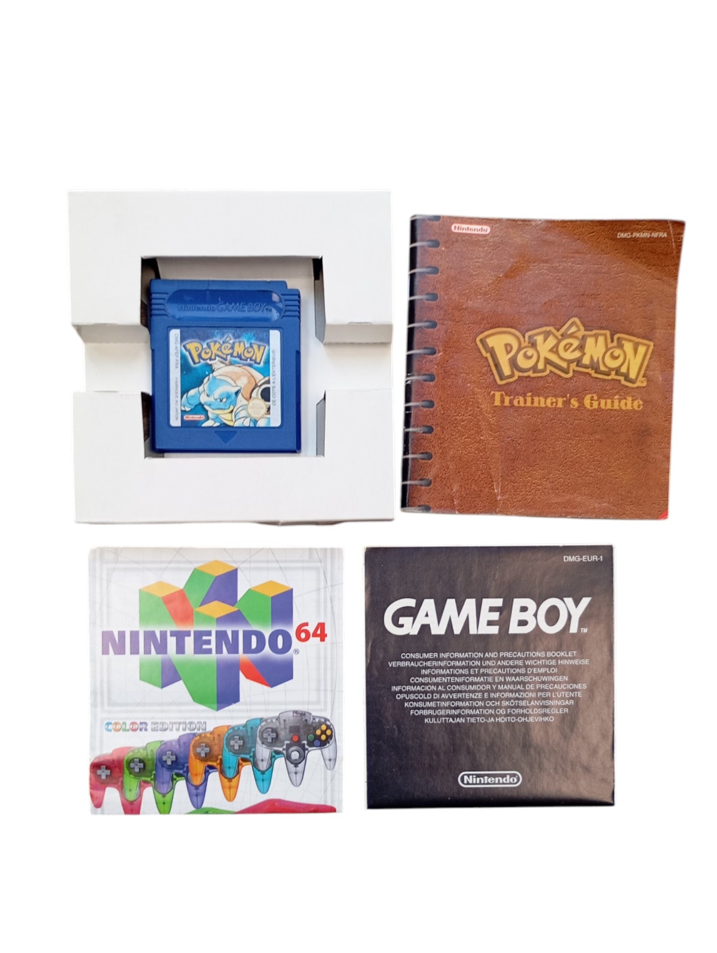 Pokémon Bleu Game Boy (GB) en boîte