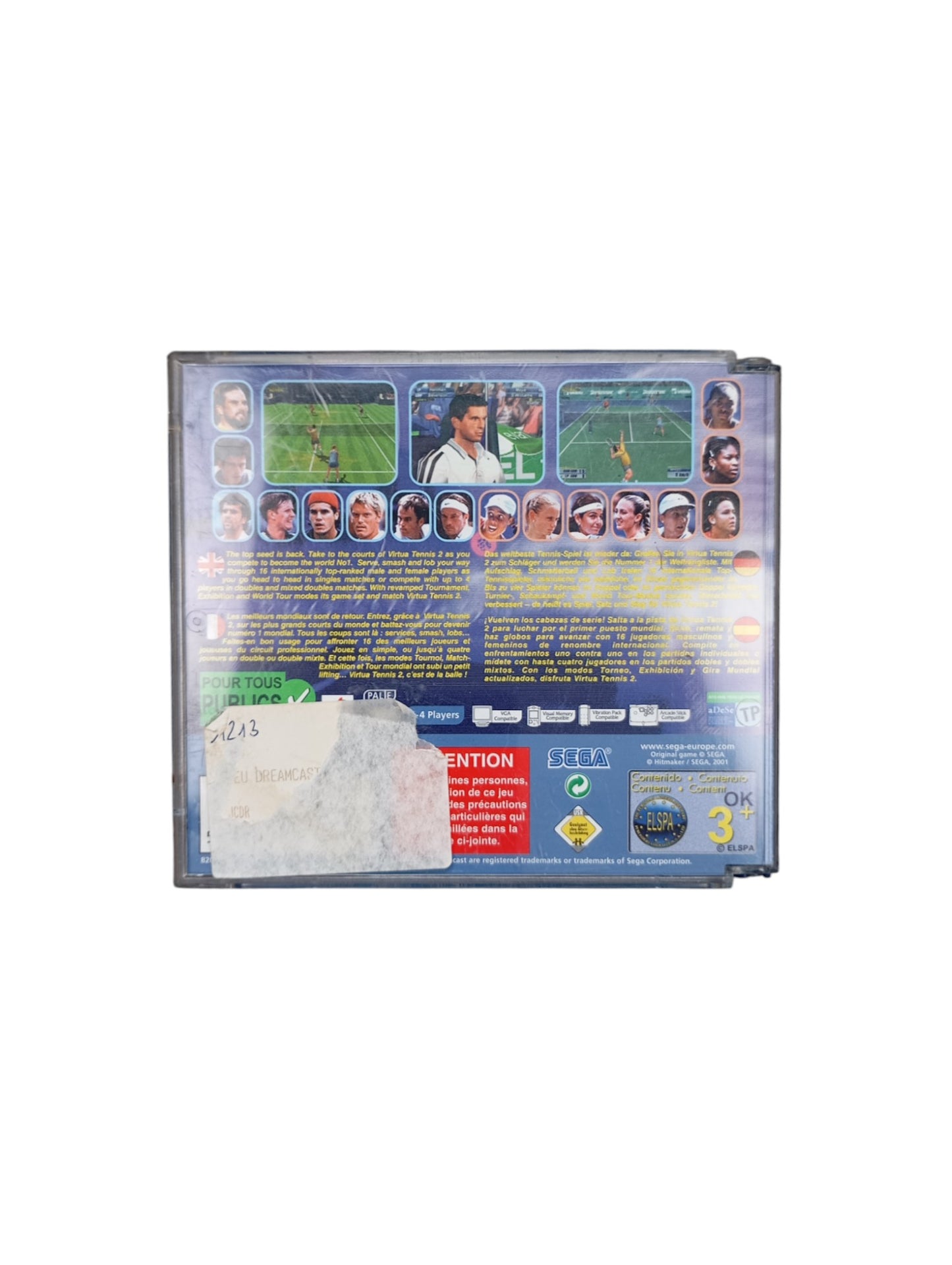 Virtua Tennis 2 – Sega Dreamcast (complet)