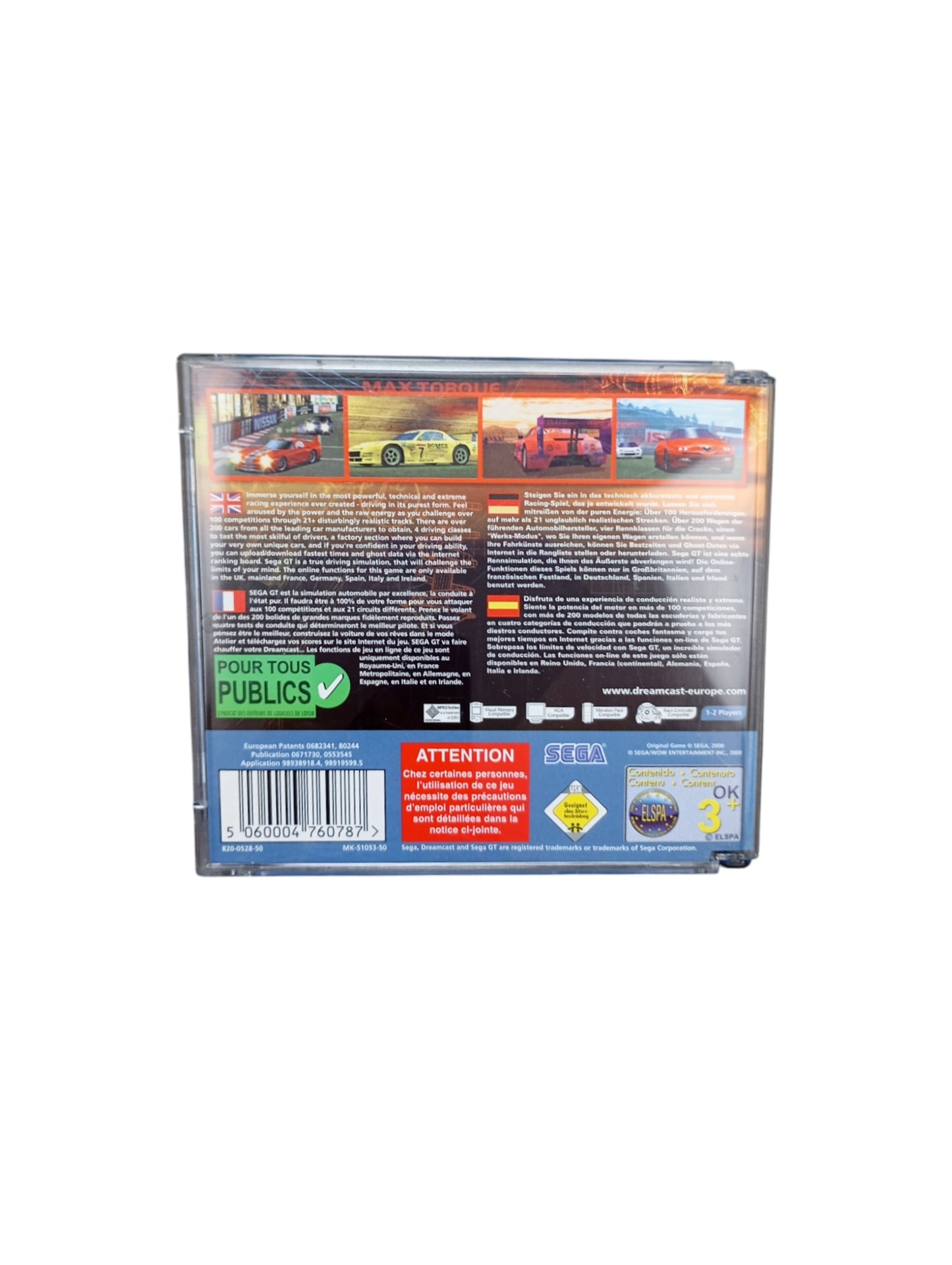 Sega GT – Sega Dreamcast (complet)