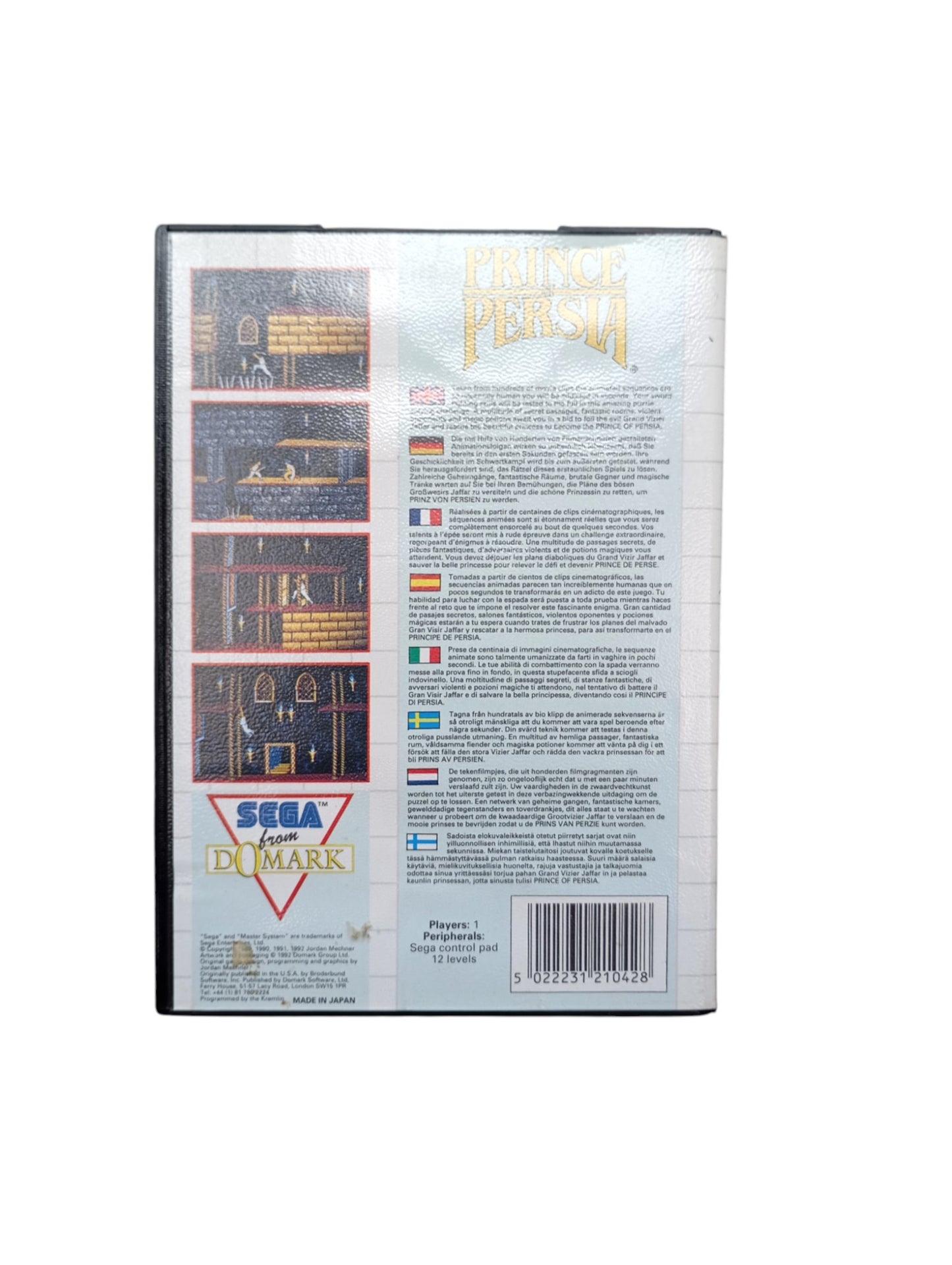 Prince Of Persia Master System