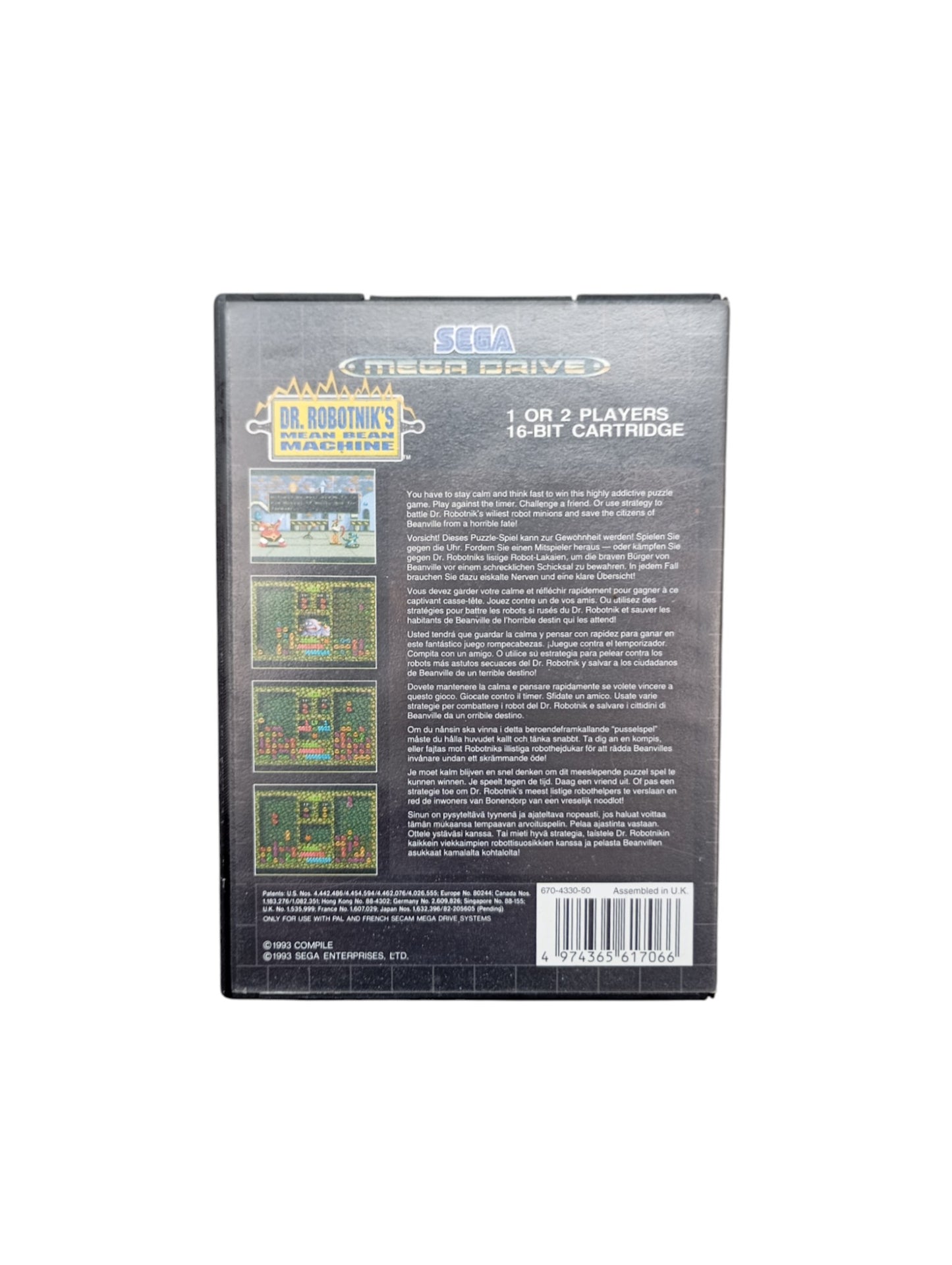 Dr. Robotnik’s Mean Bean Machine – SEGA Megadrive (PAL)
