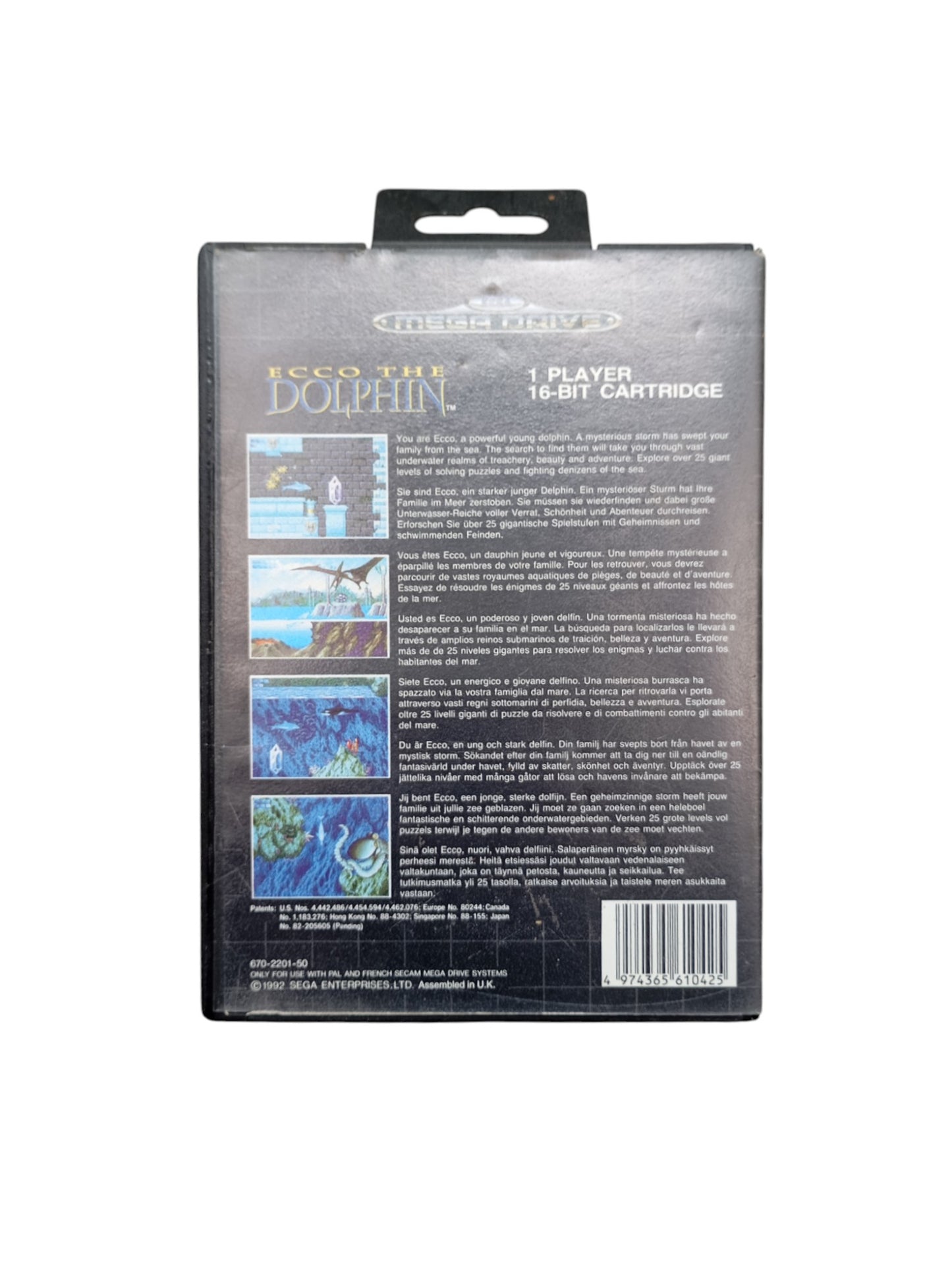 Ecco The Dolphin Megadrive