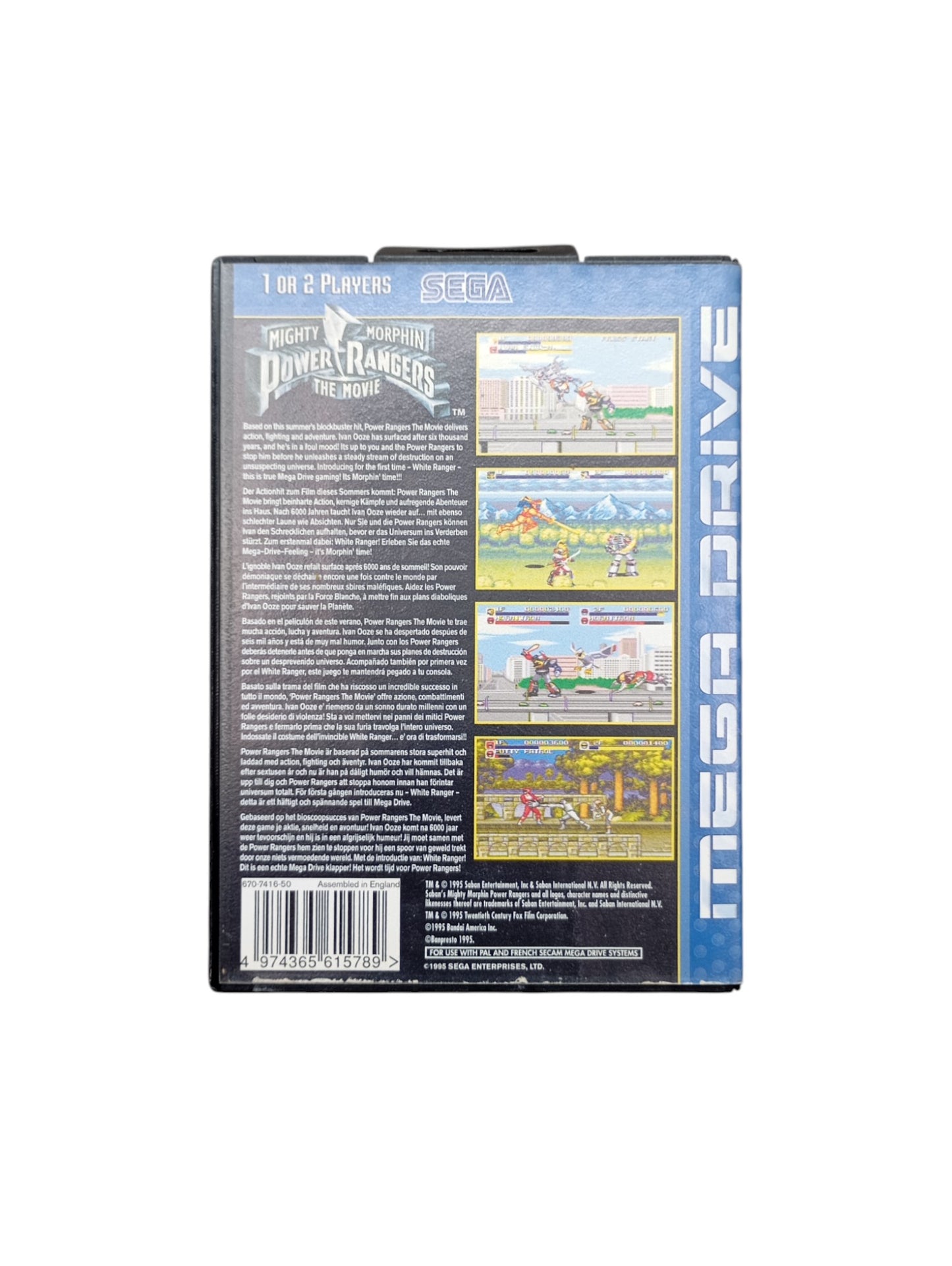 Power Rangers Mighty Morphin Megadrive