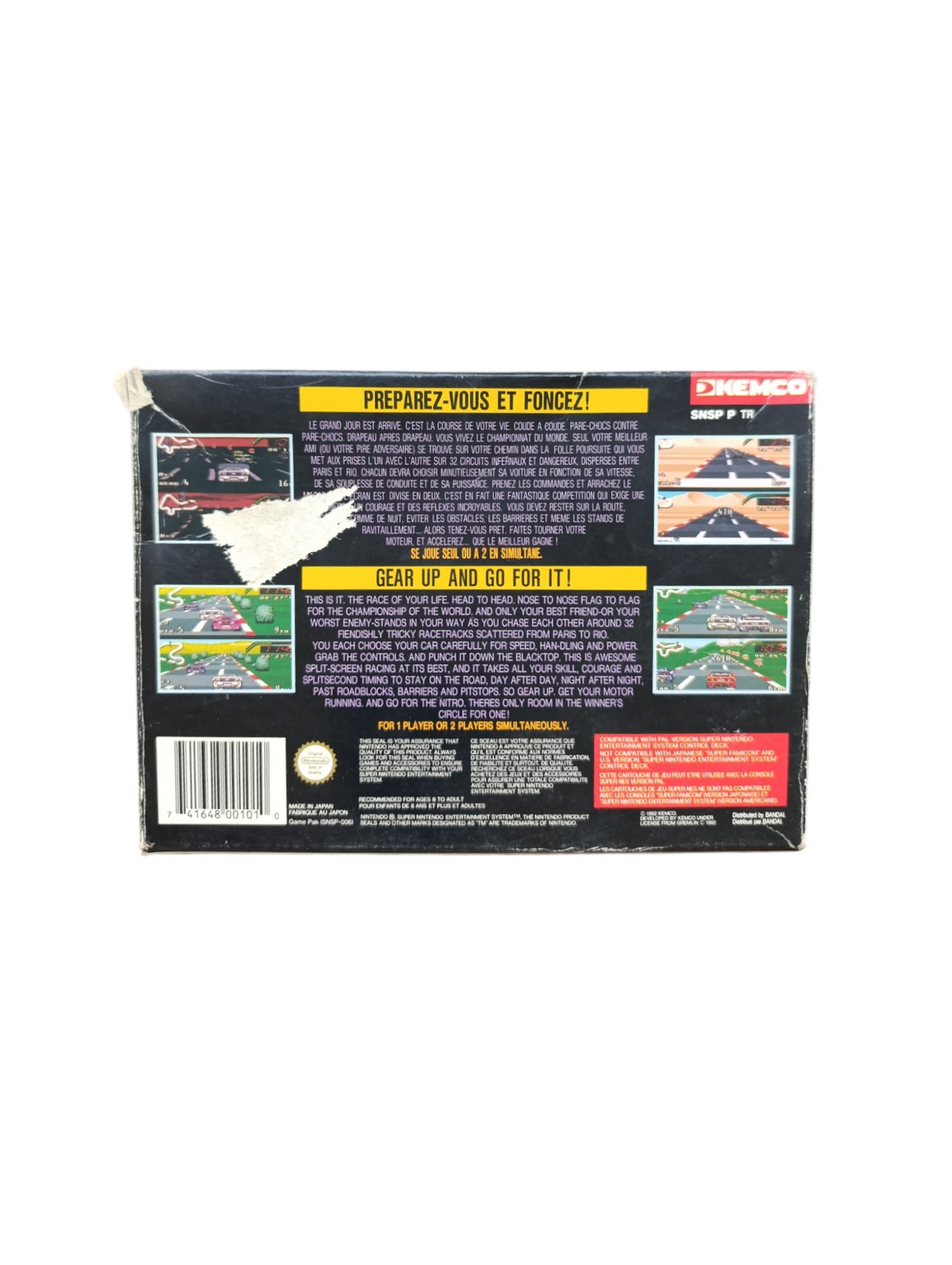 Top Gear Super Nintendo (SNES)