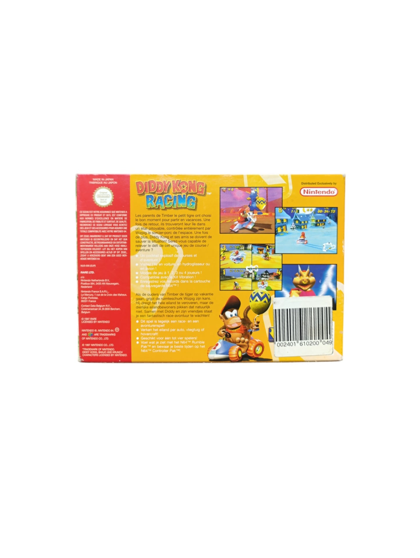 Diddy Kong Racing en boîte FRA