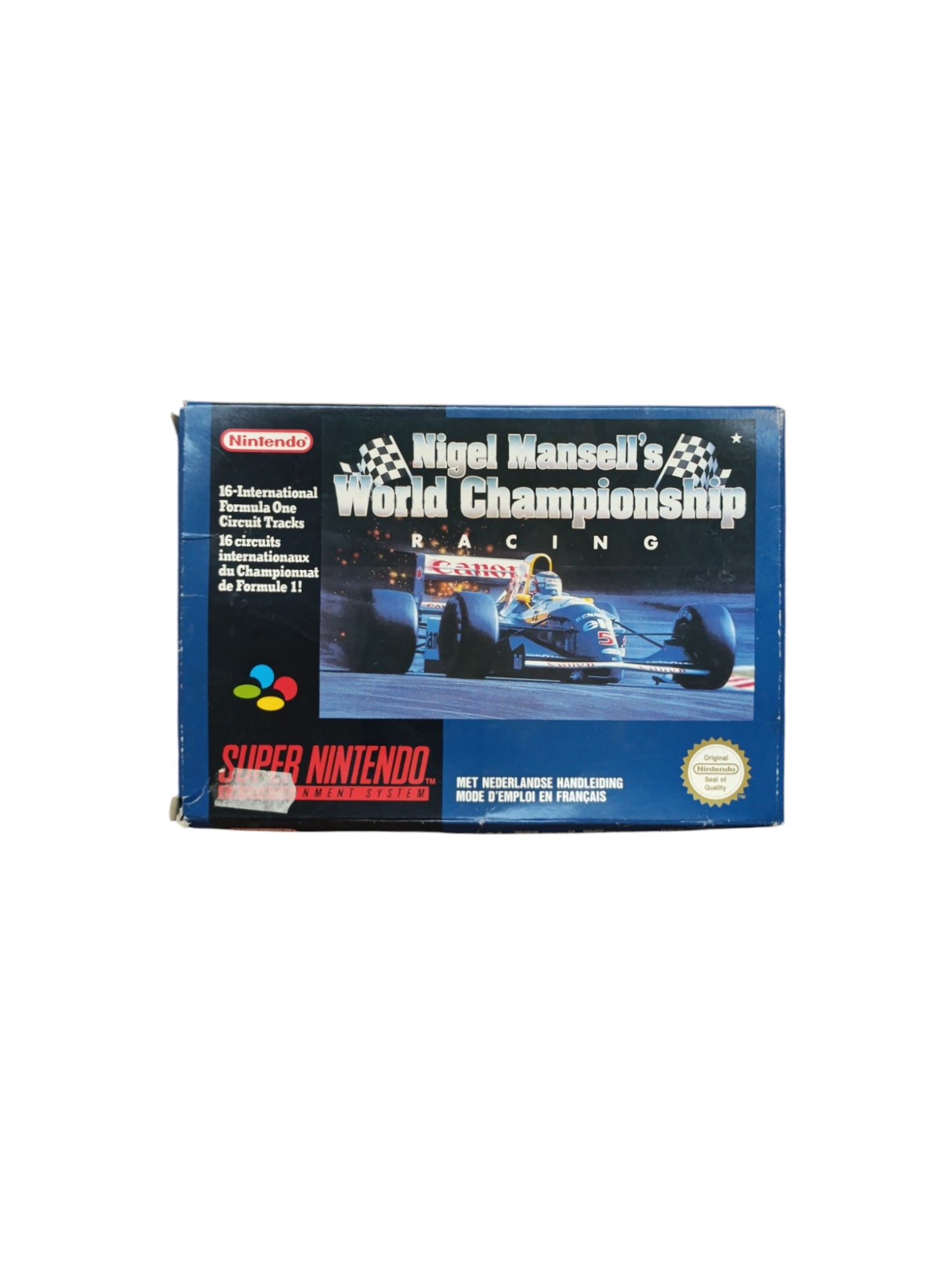 Nigel Mansell’s World Championship Racing – Super Nintendo (SNES)