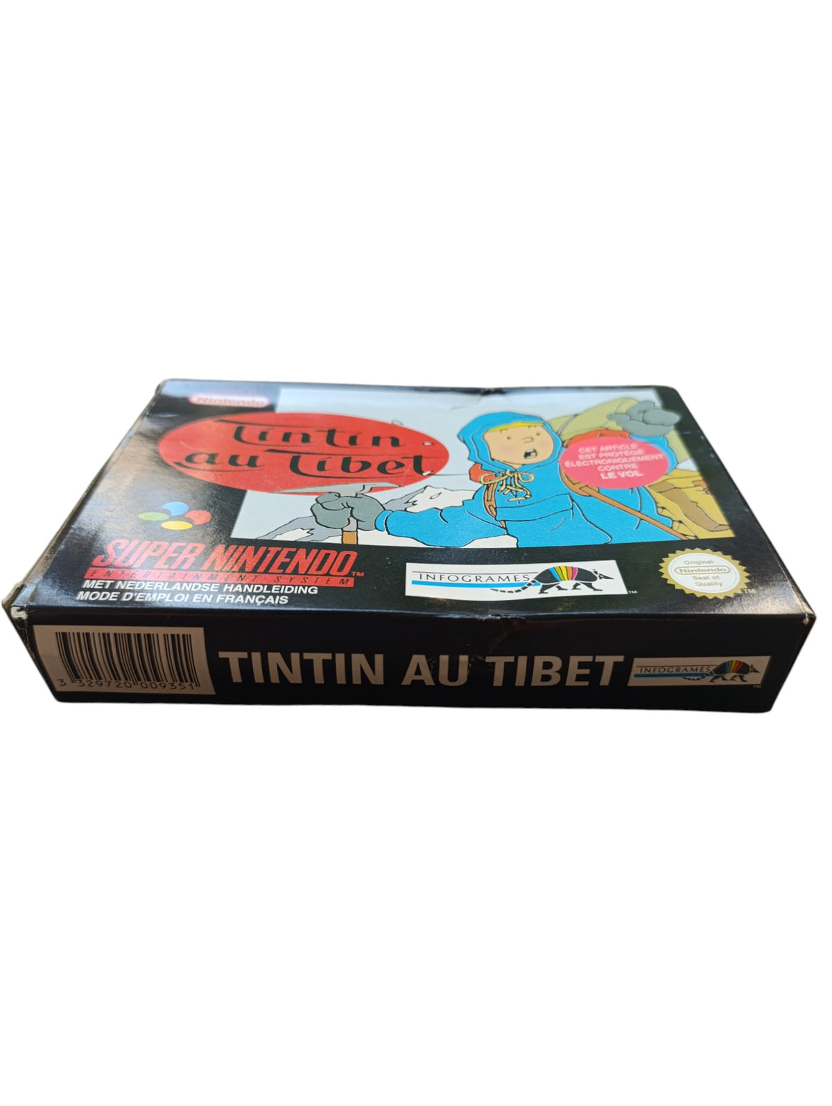 Tintin au Tibet Super Nintendo (SNES) complet