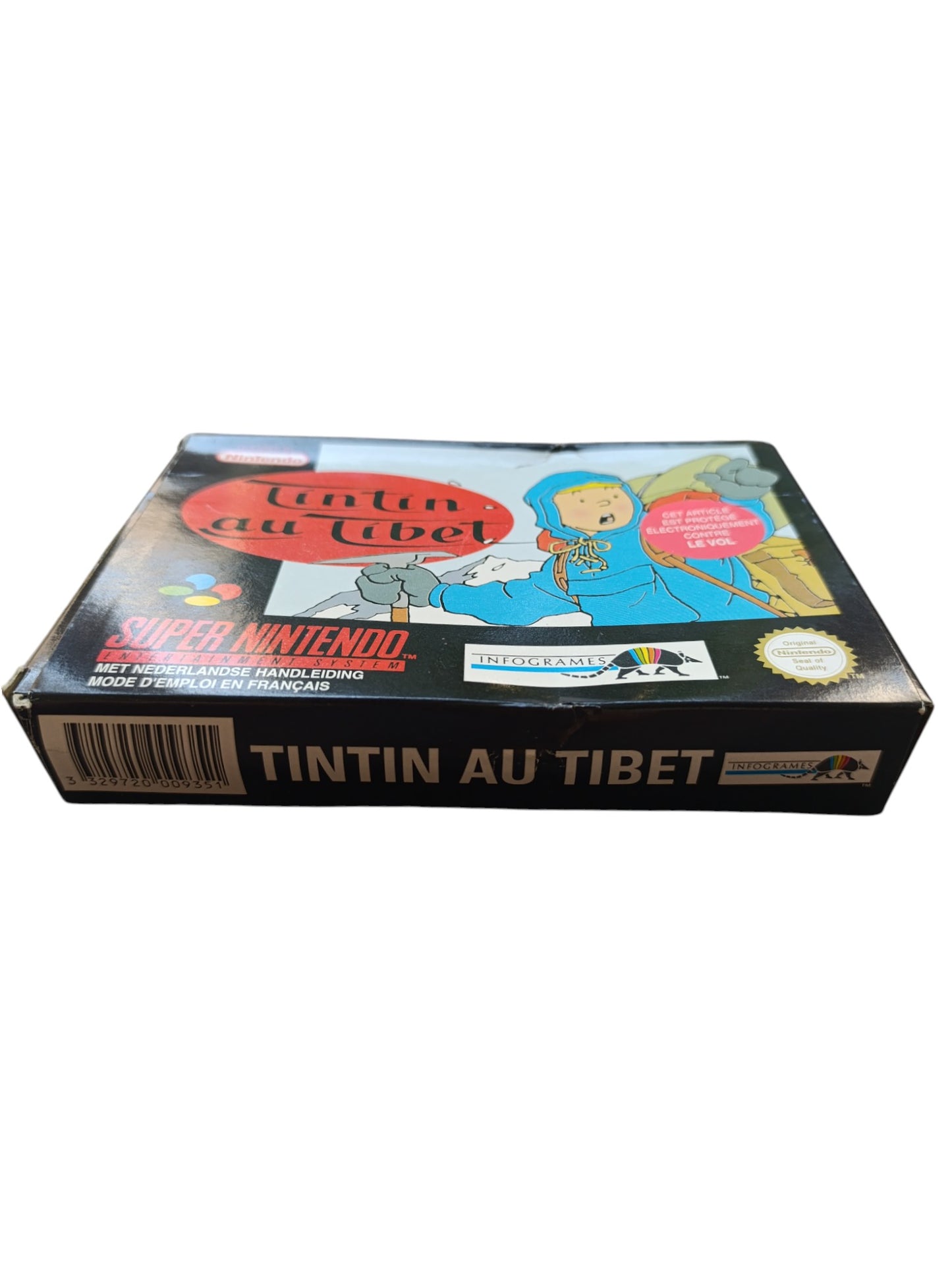 Tintin au Tibet Super Nintendo (SNES) complet