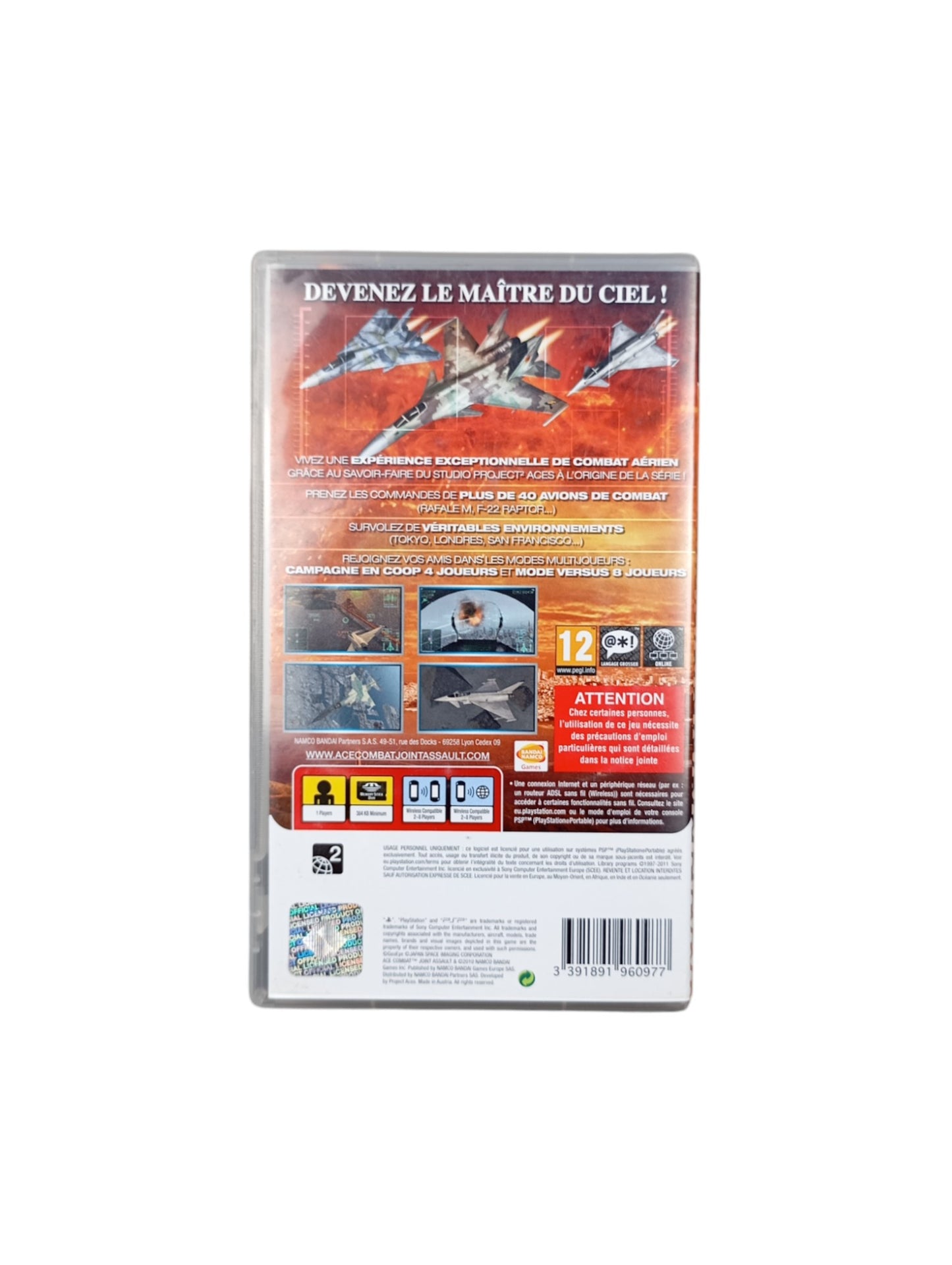 Ace Combat: Joint Assault – PlayStation Portable (PSP) Essentials complet