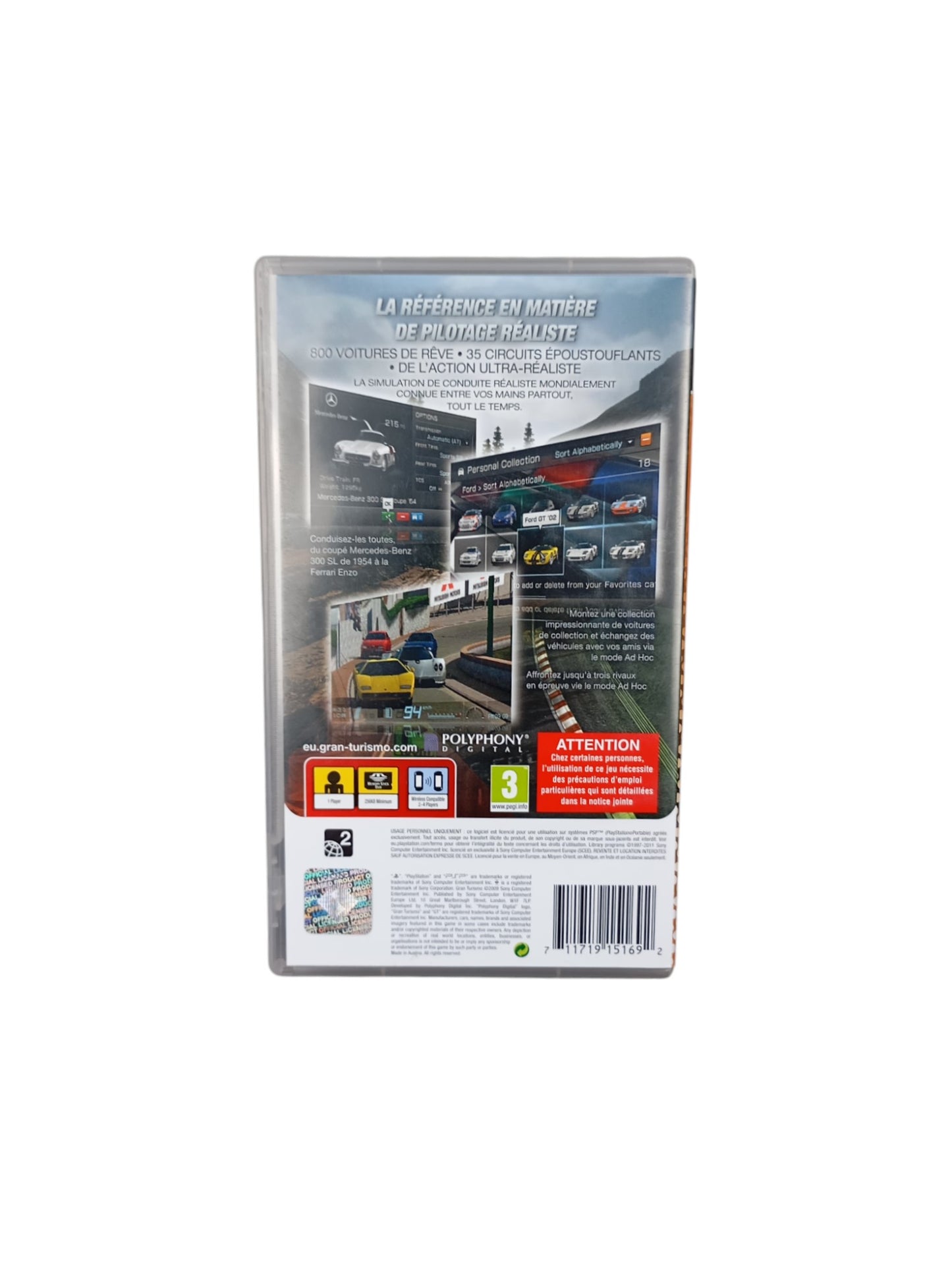Gran Turismo Playstation Portable PSP essentials