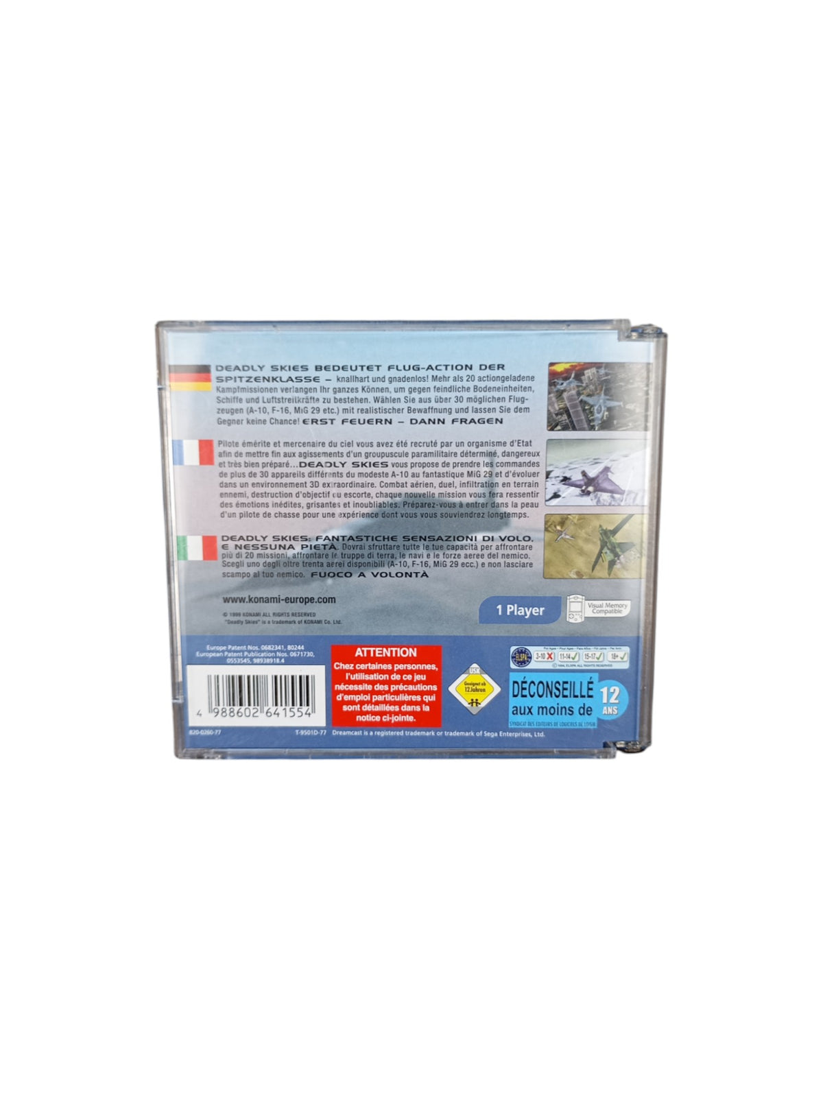 Deadly Skies – Sega Dreamcast (complet)