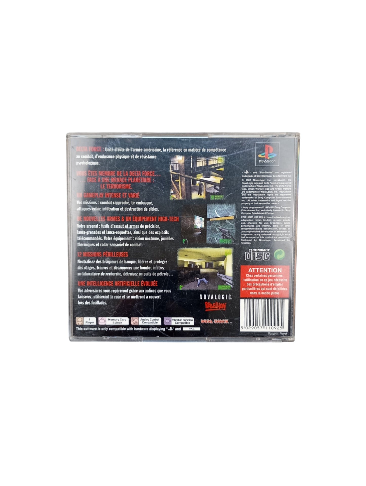 Delta Force – PlayStation 1 (PS1) – Version complète