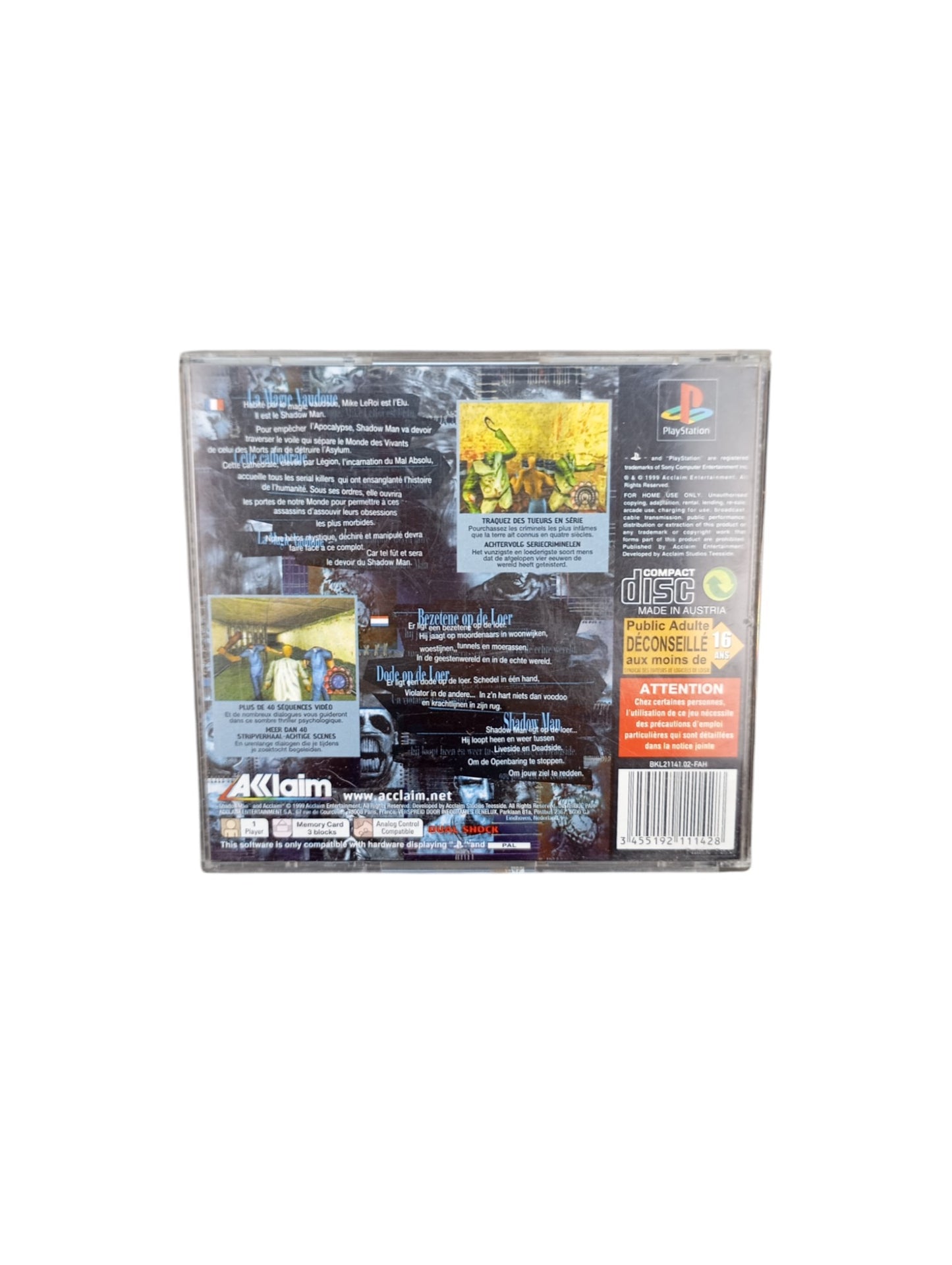 Shadow Man Playstation 1 (PS1)
