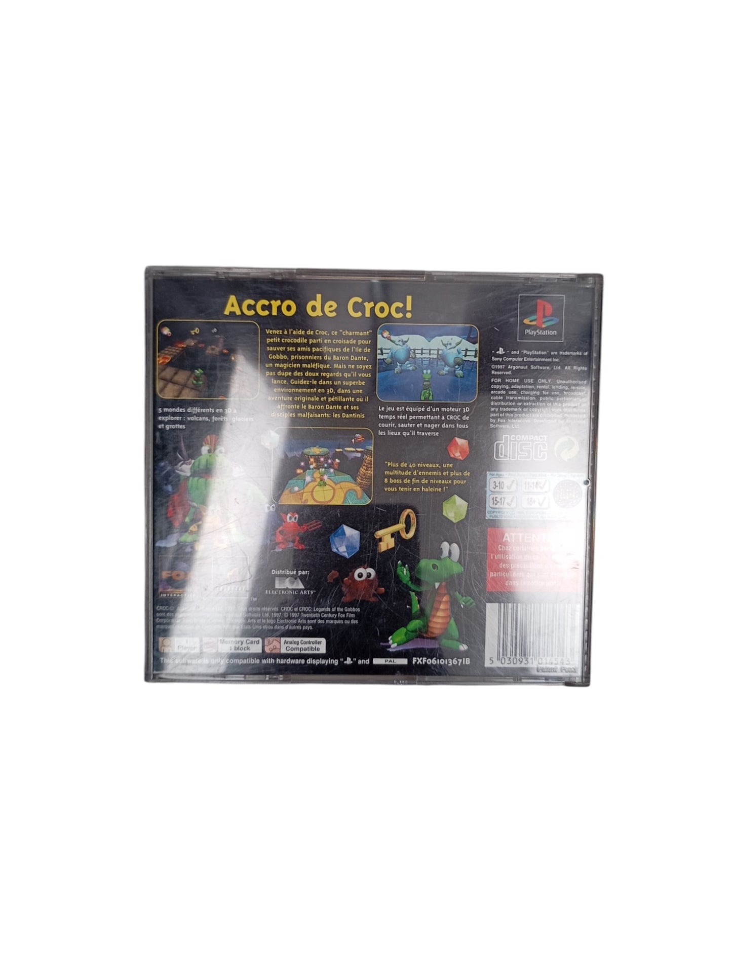 Croc: Legend of the Gobbos – PlayStation 1 (PS1) complet