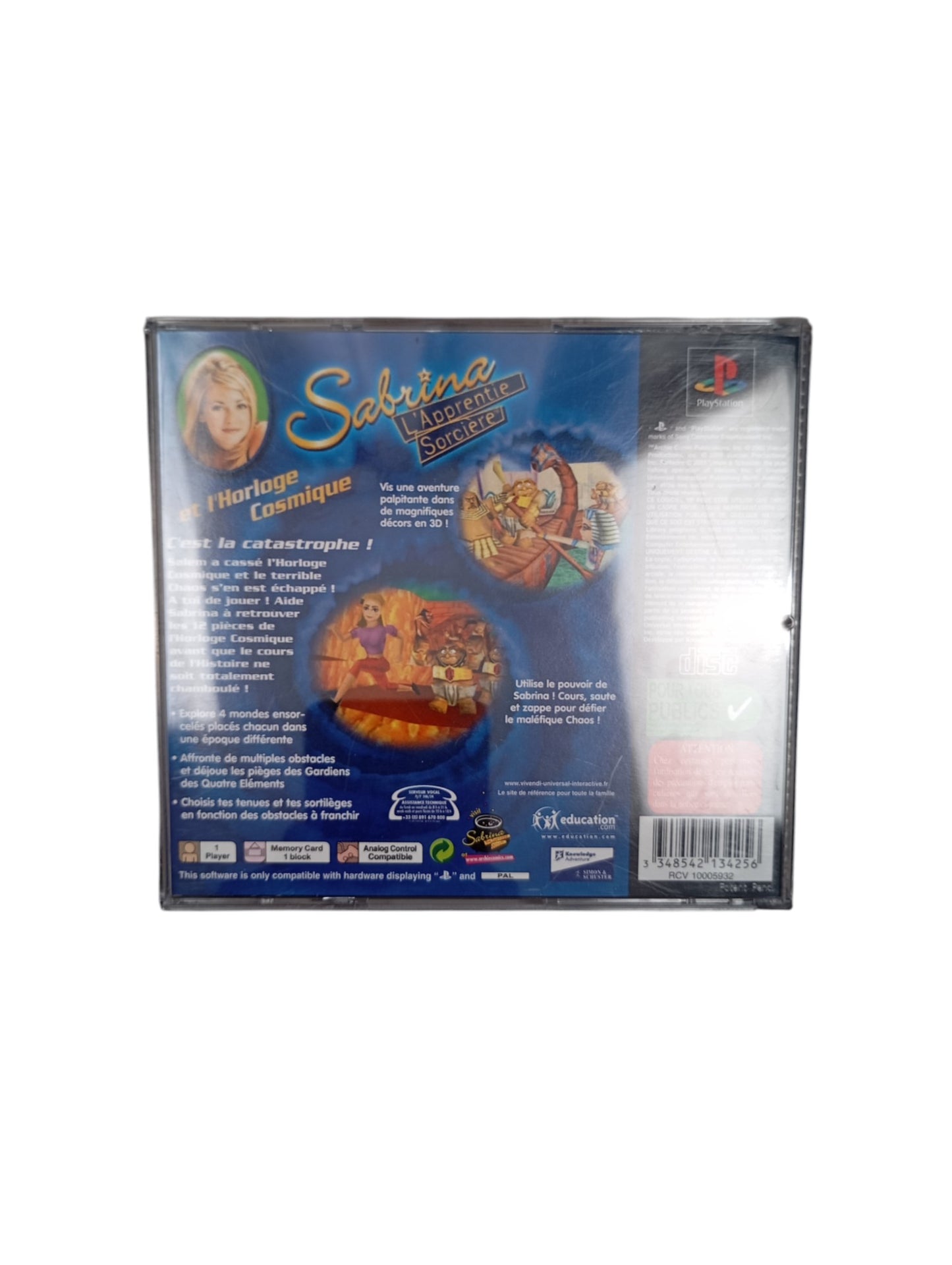 Sabrina l’Apprentie Sorcière PlayStation 1 (PS1) complet