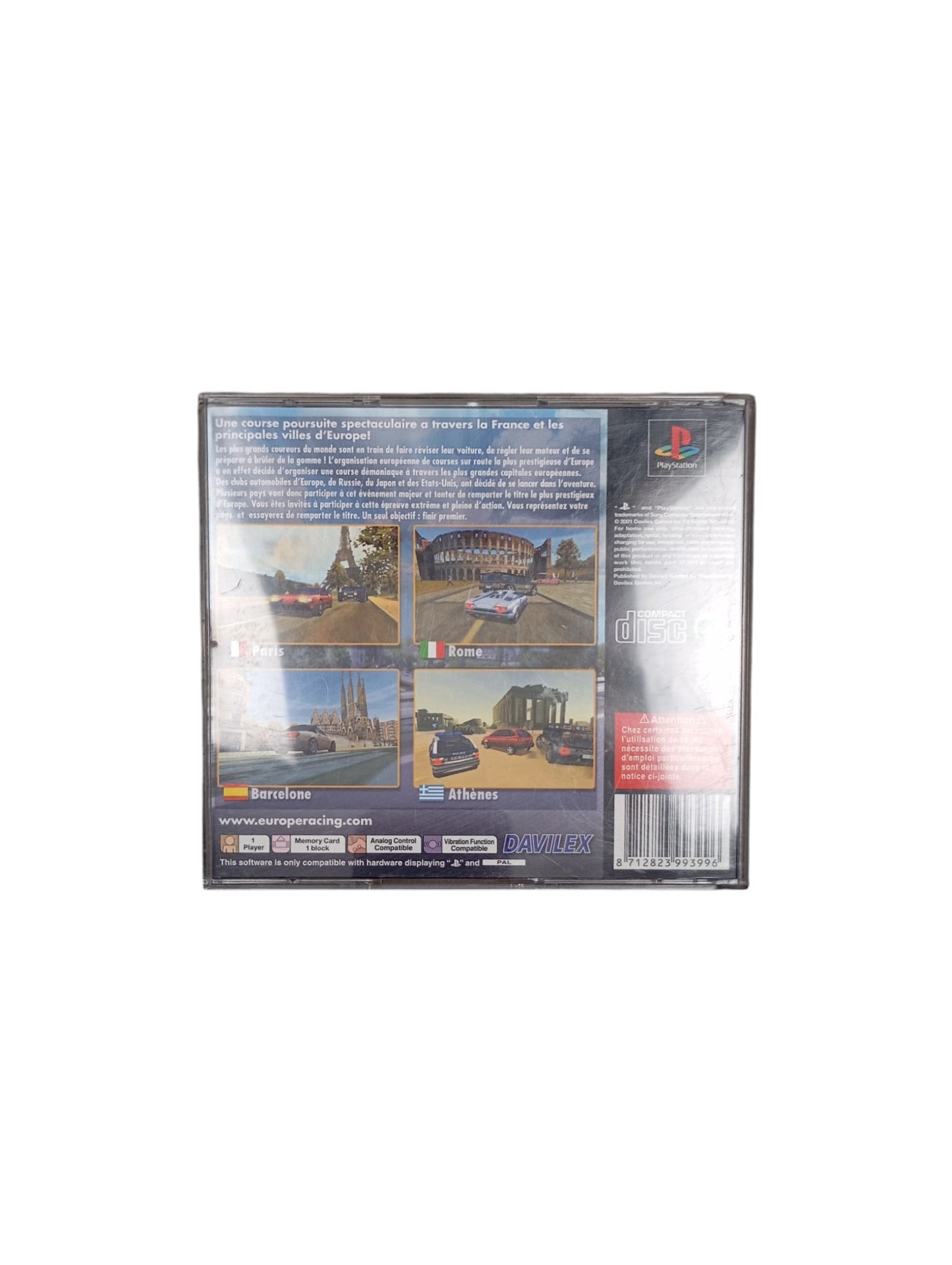 Europe Racing – PlayStation 1 complet