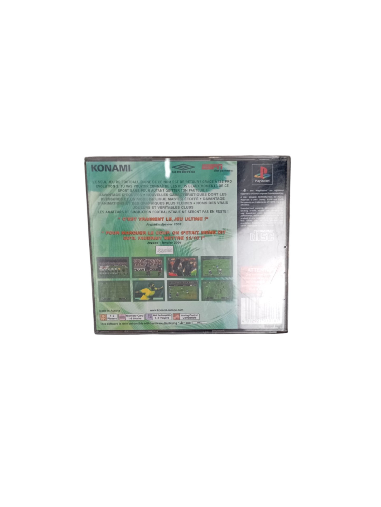 ISS Pro Evolution 2 – PlayStation 1 complet
