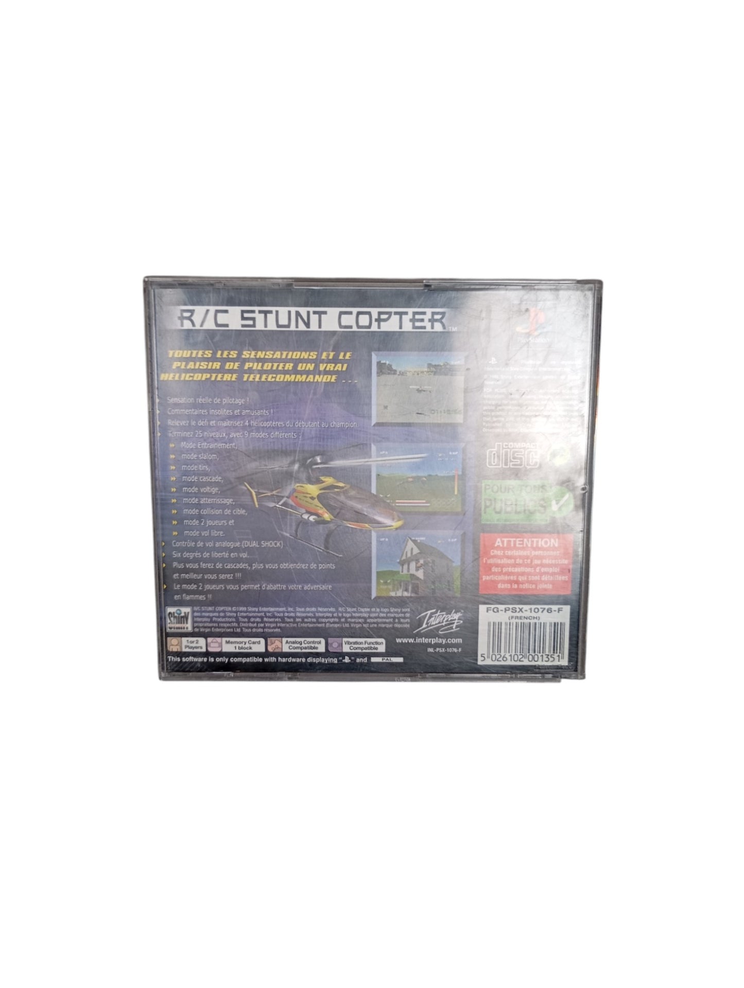Stunt Copter – PlayStation 1 complet (PS1)