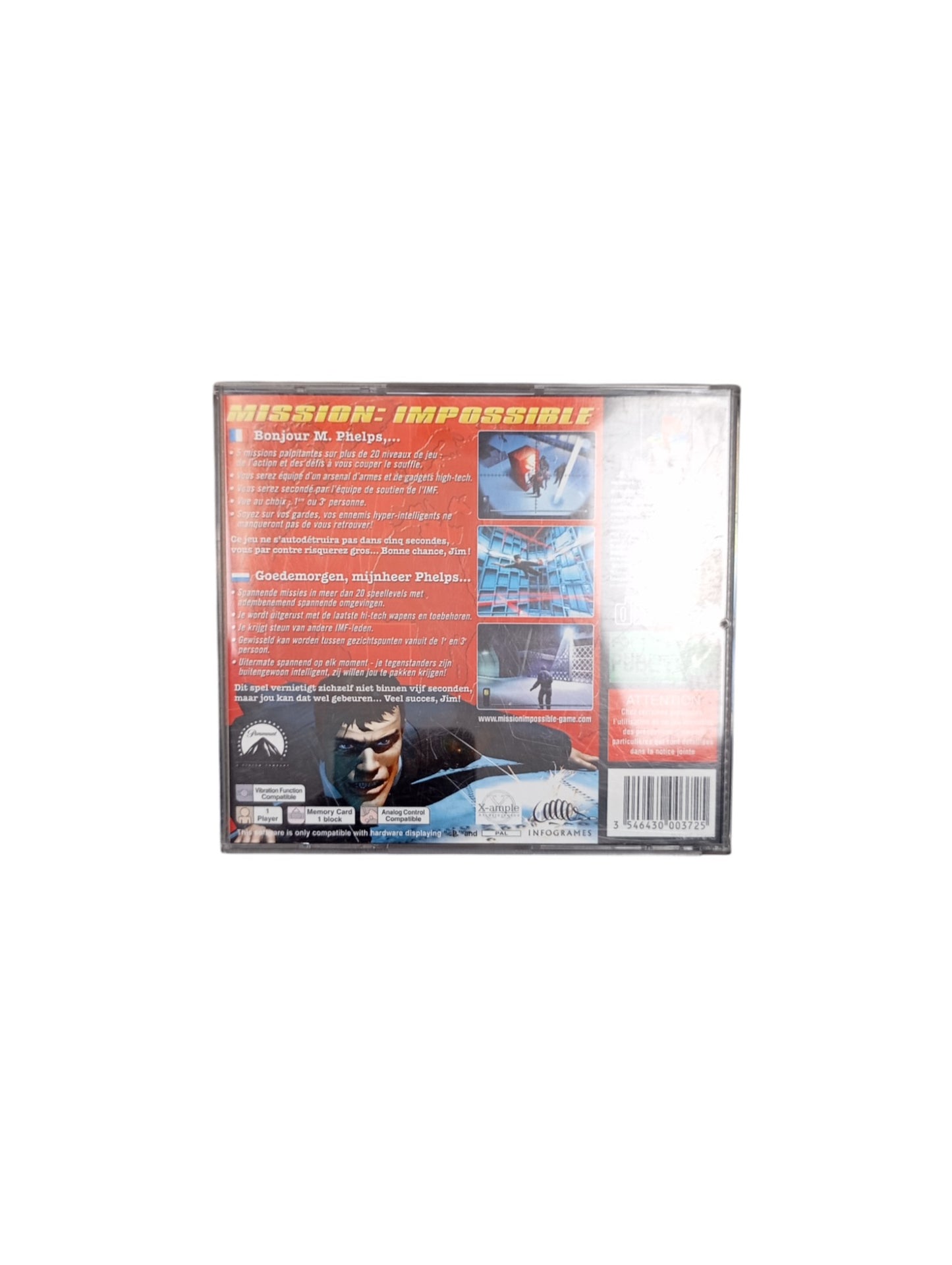 Mission: Impossible – PlayStation 1 complet (PS1)
