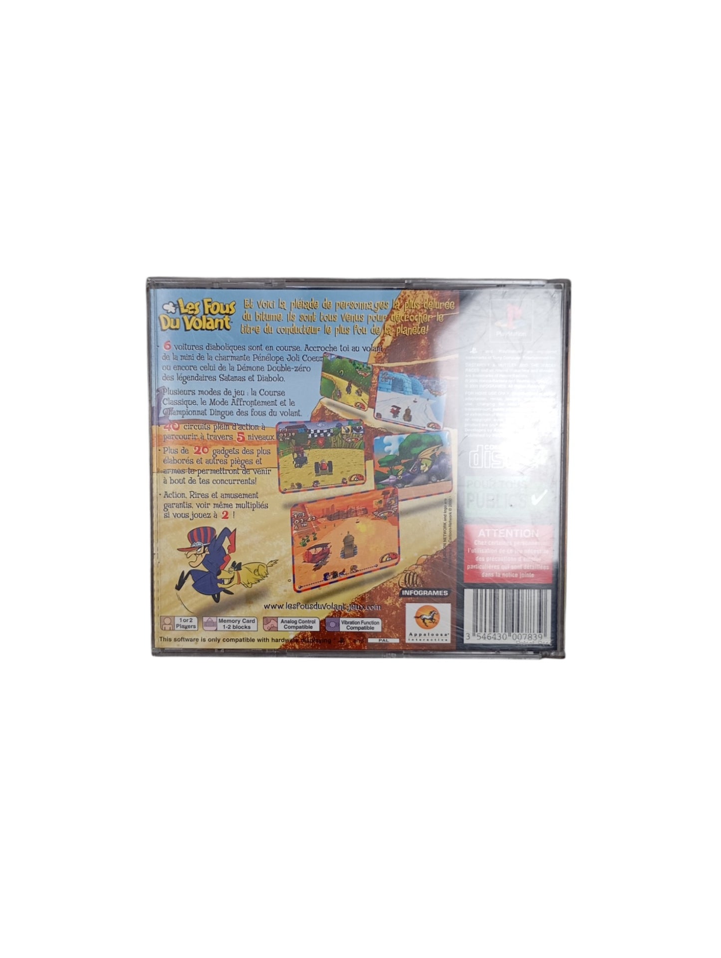 Les Fous du Volant – PlayStation 1 (PS1) complet