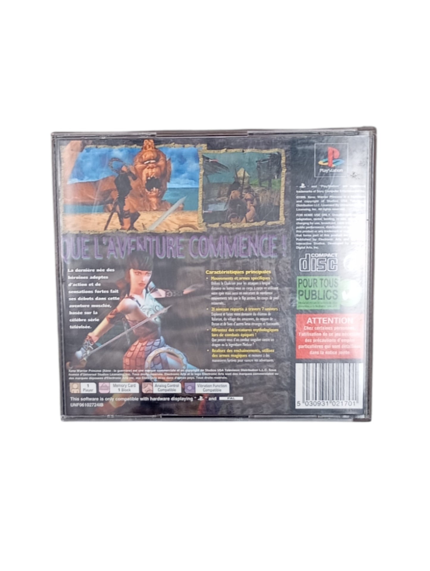Xena: Warrior Princess – PlayStation 1 complet