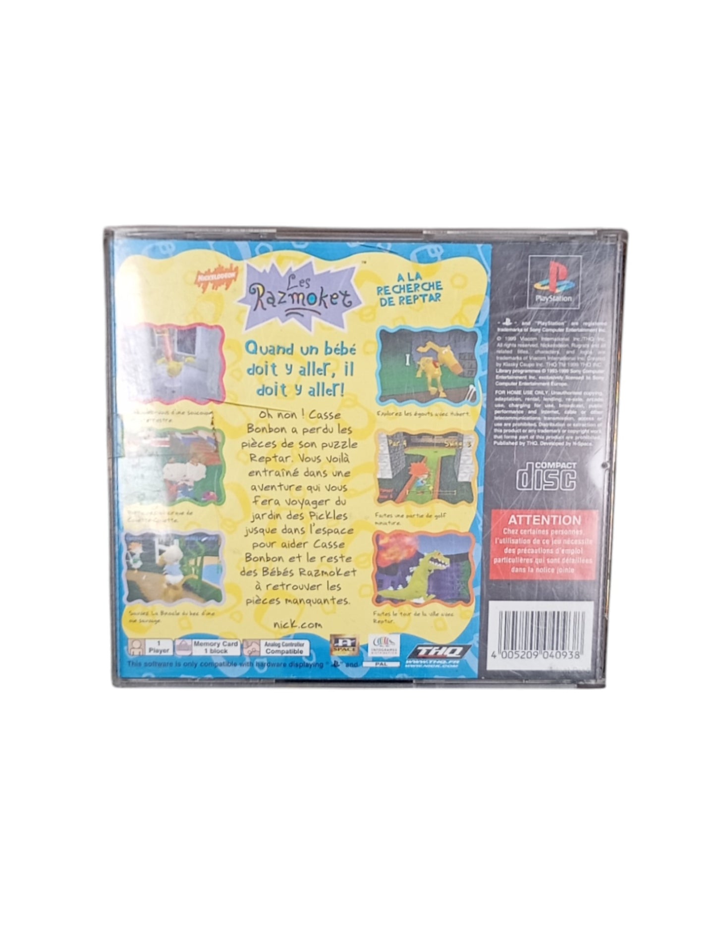 Les Razmoket : À la Recherche de Reptar – PlayStation 1 complet