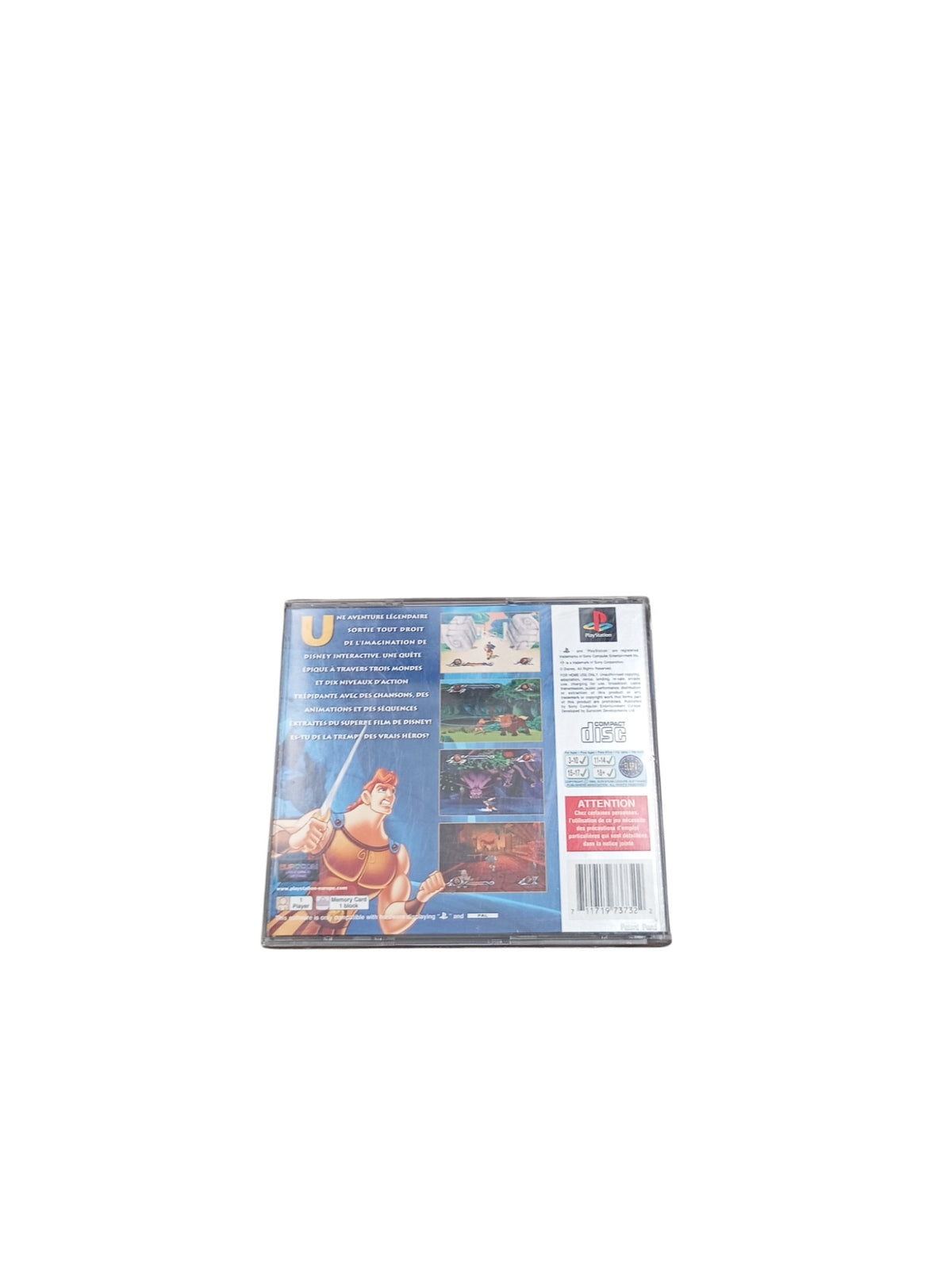 Disney’s Hercule – PlayStation 1 Platinum complet