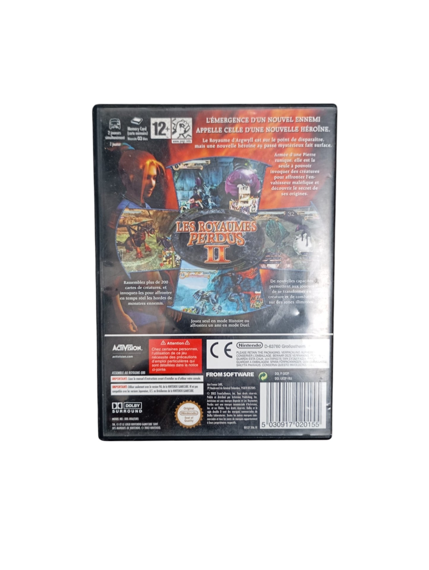 Royaume Perdu II GameCube complet
