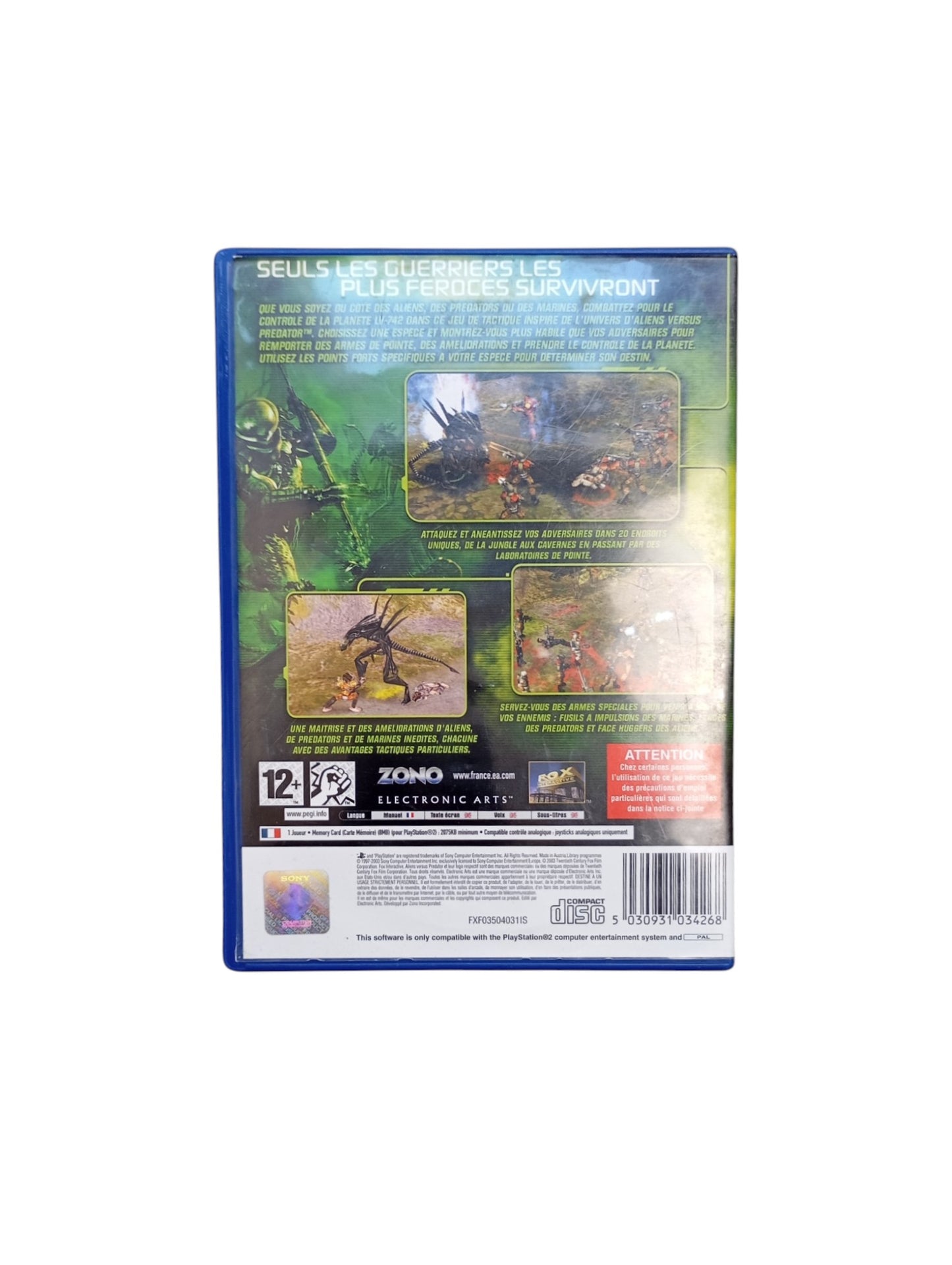 Alien vs Predator: Extinction – PlayStation 2 (PS2)