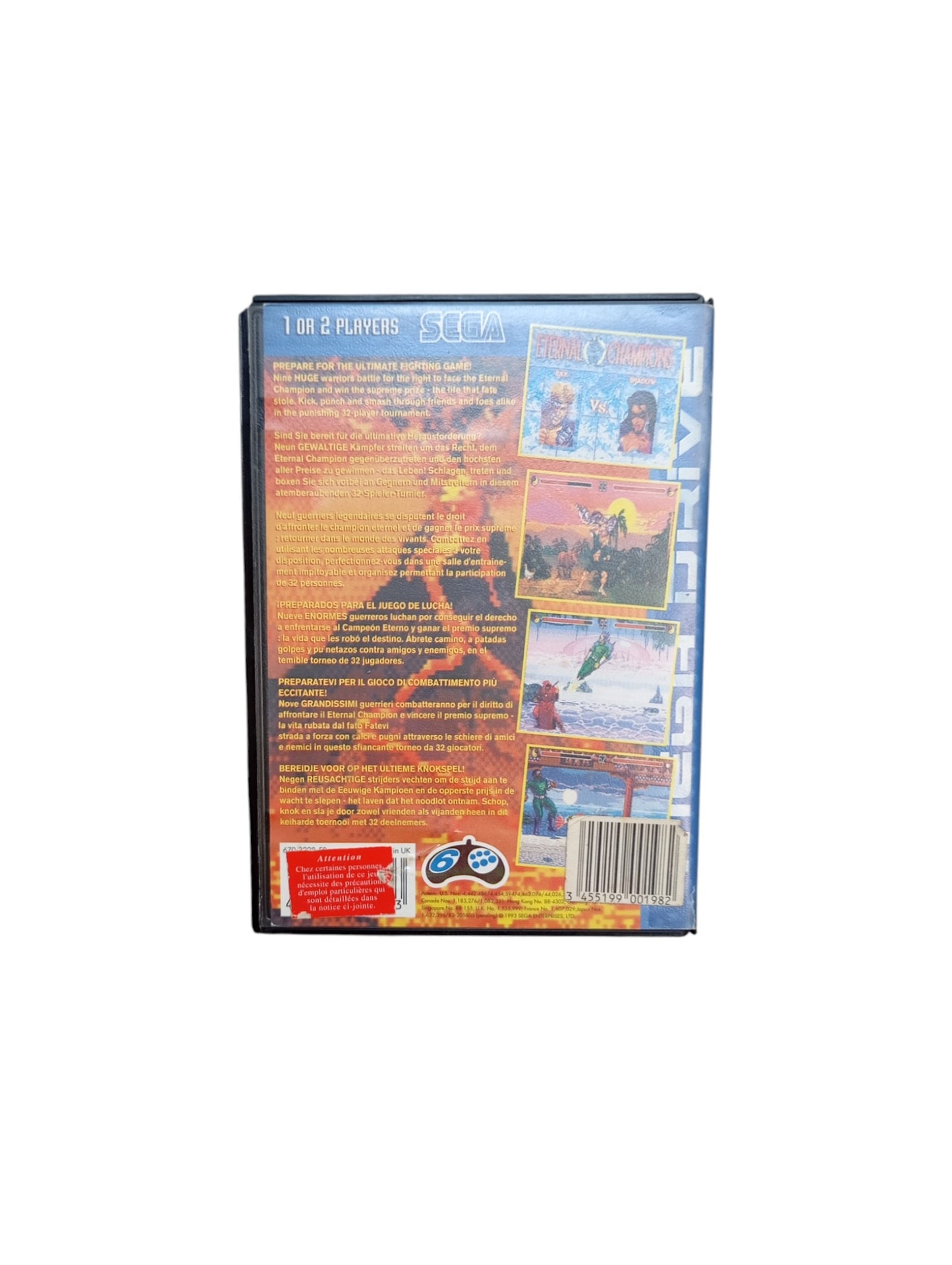 Eternal Champions – Sega Mega Drive complet
