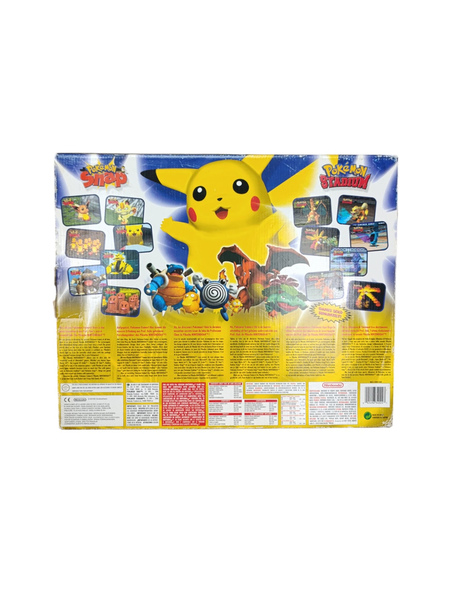 Pack Console Nintendo 64 Pokémon Pikachu Spécial