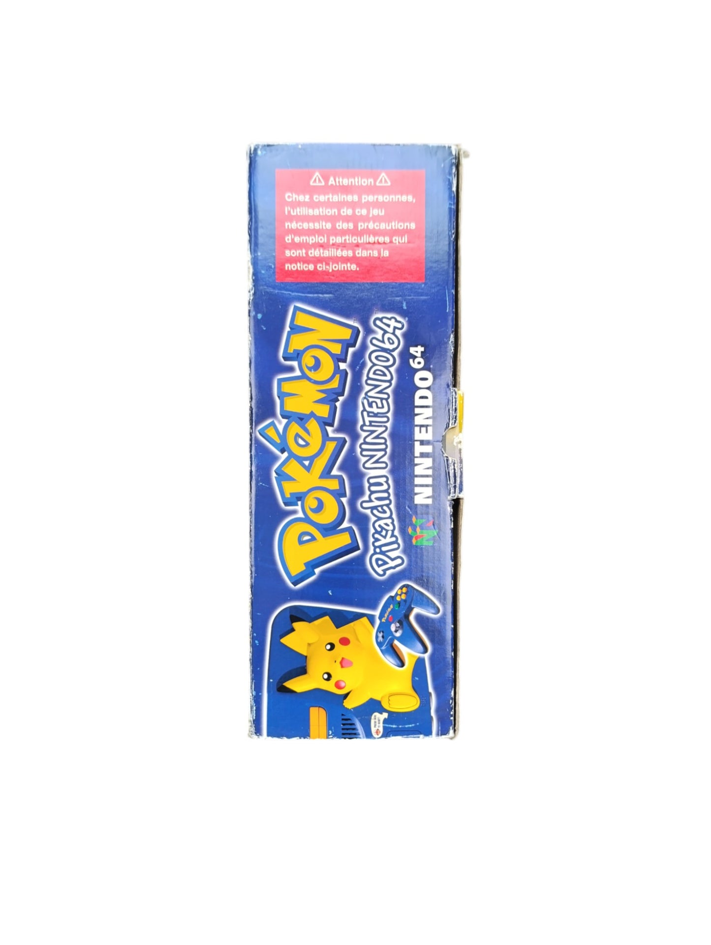 Boîte Console Pikachu Nintendo 64 en boîte FRA Bon Etat (6.25/10)