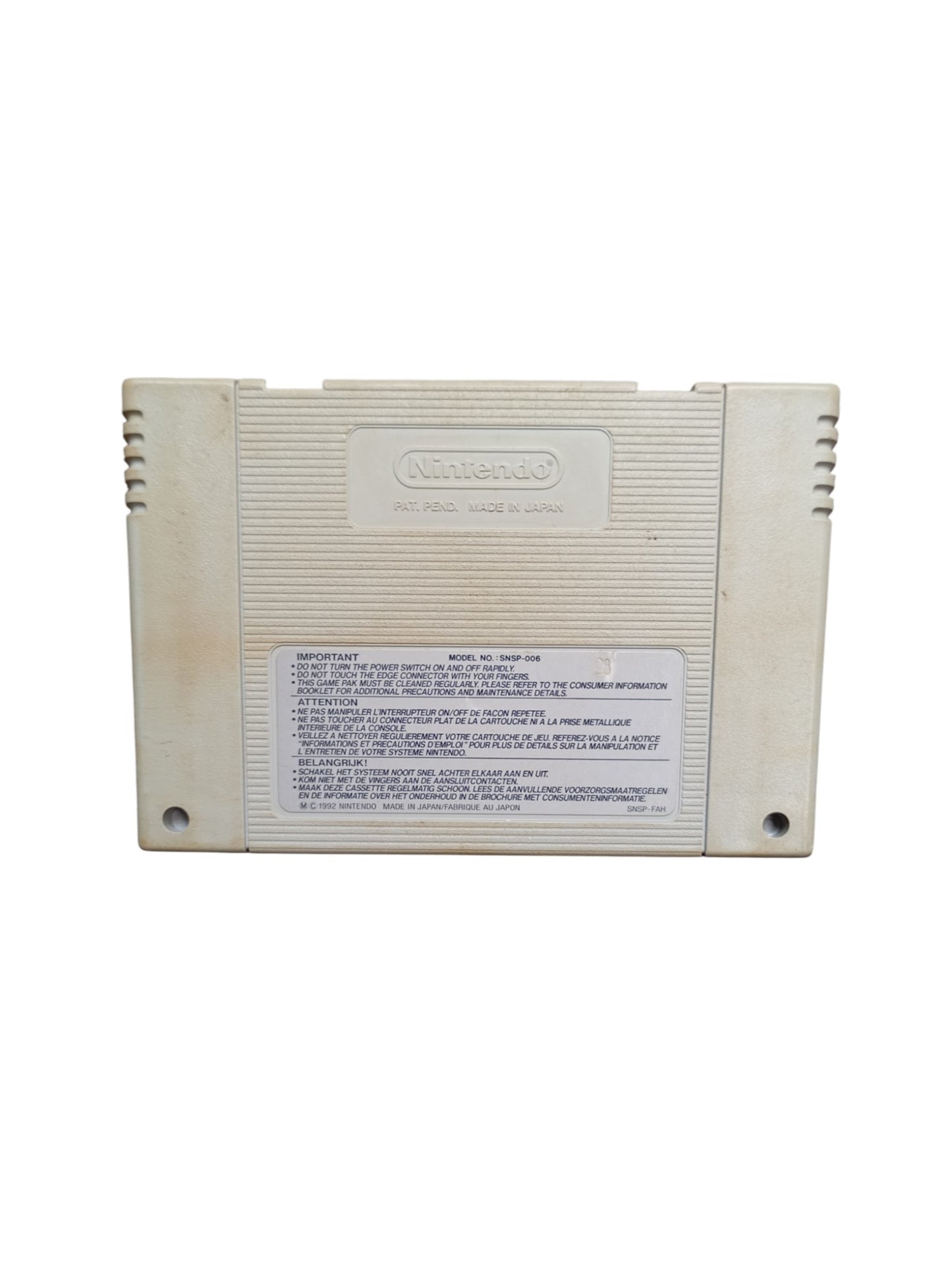 Super Mario All-Stars SNES version bordures noires – cartouche seule