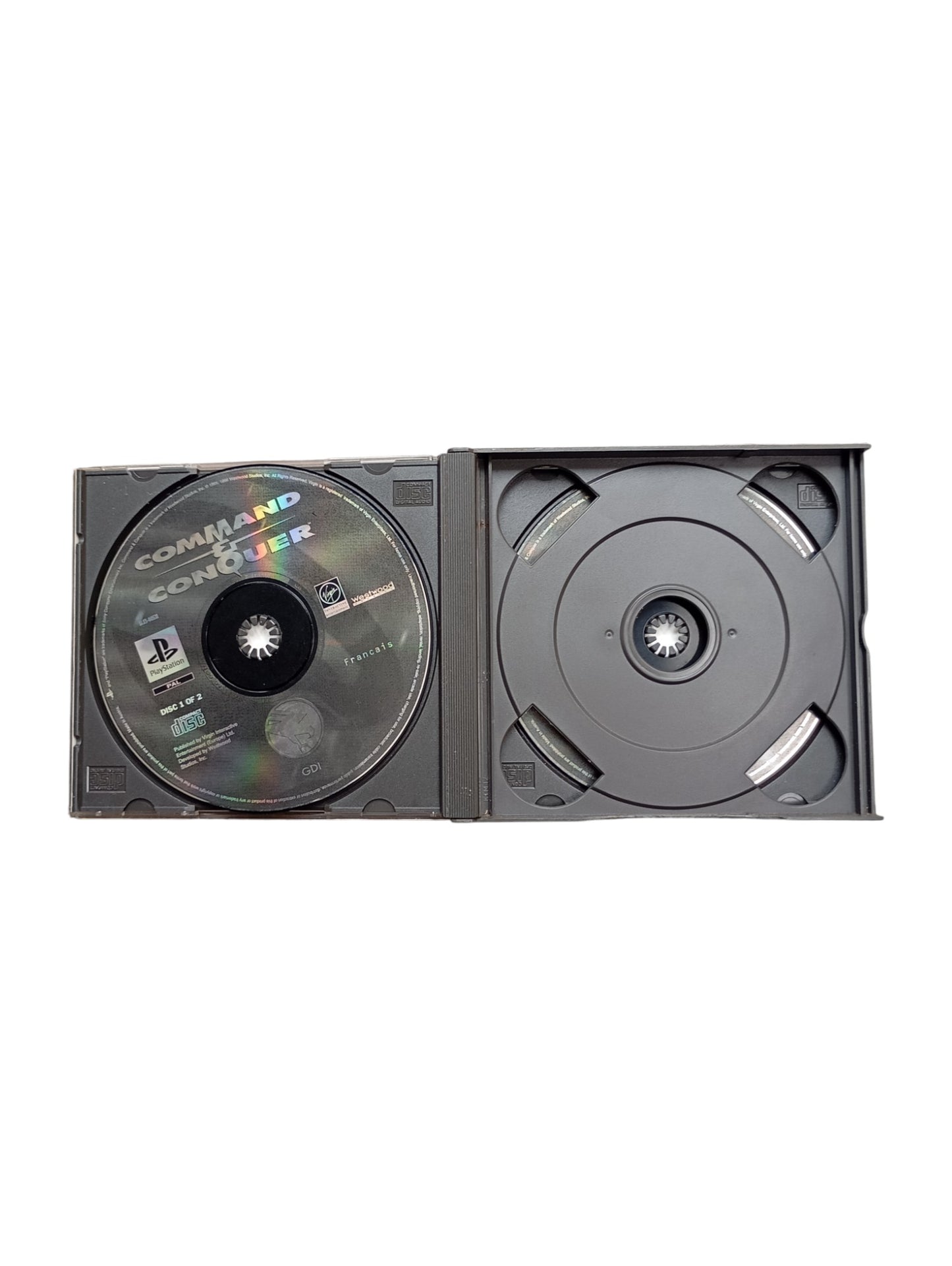 Command & Conquer – PlayStation 1 (PS1) – en boîte, sans notice