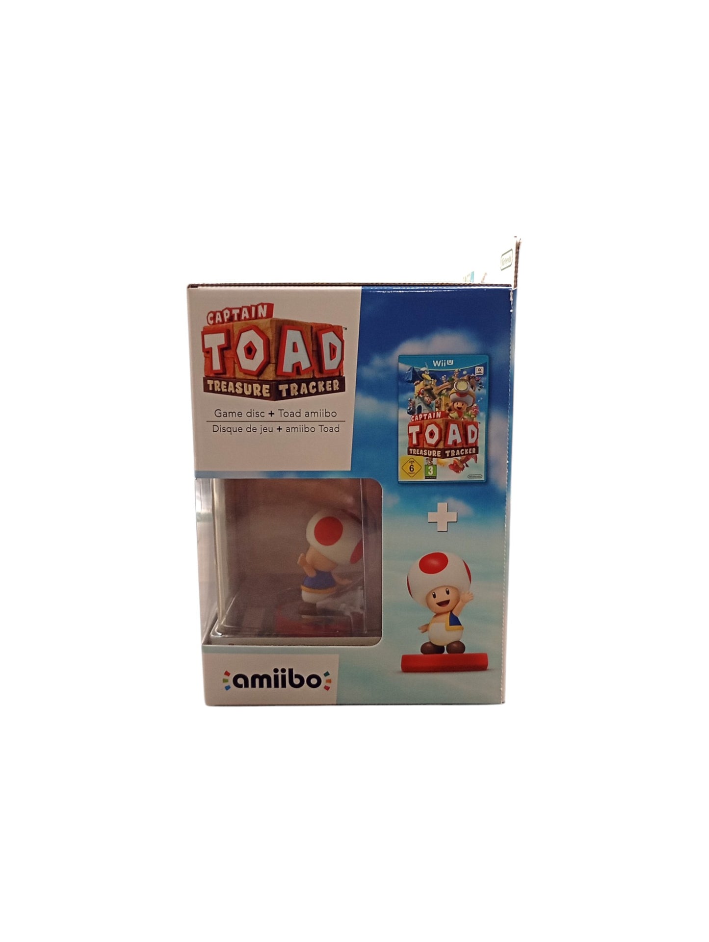 pack Captain Toad: Treasure Tracker + Amiibo Toad sur Wii U