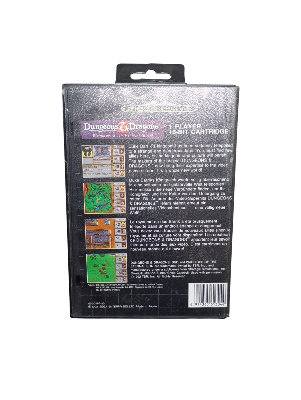 Dungeons & Dragons: Warriors of the Eternal Sun – Sega Mega Drive (Complet)
