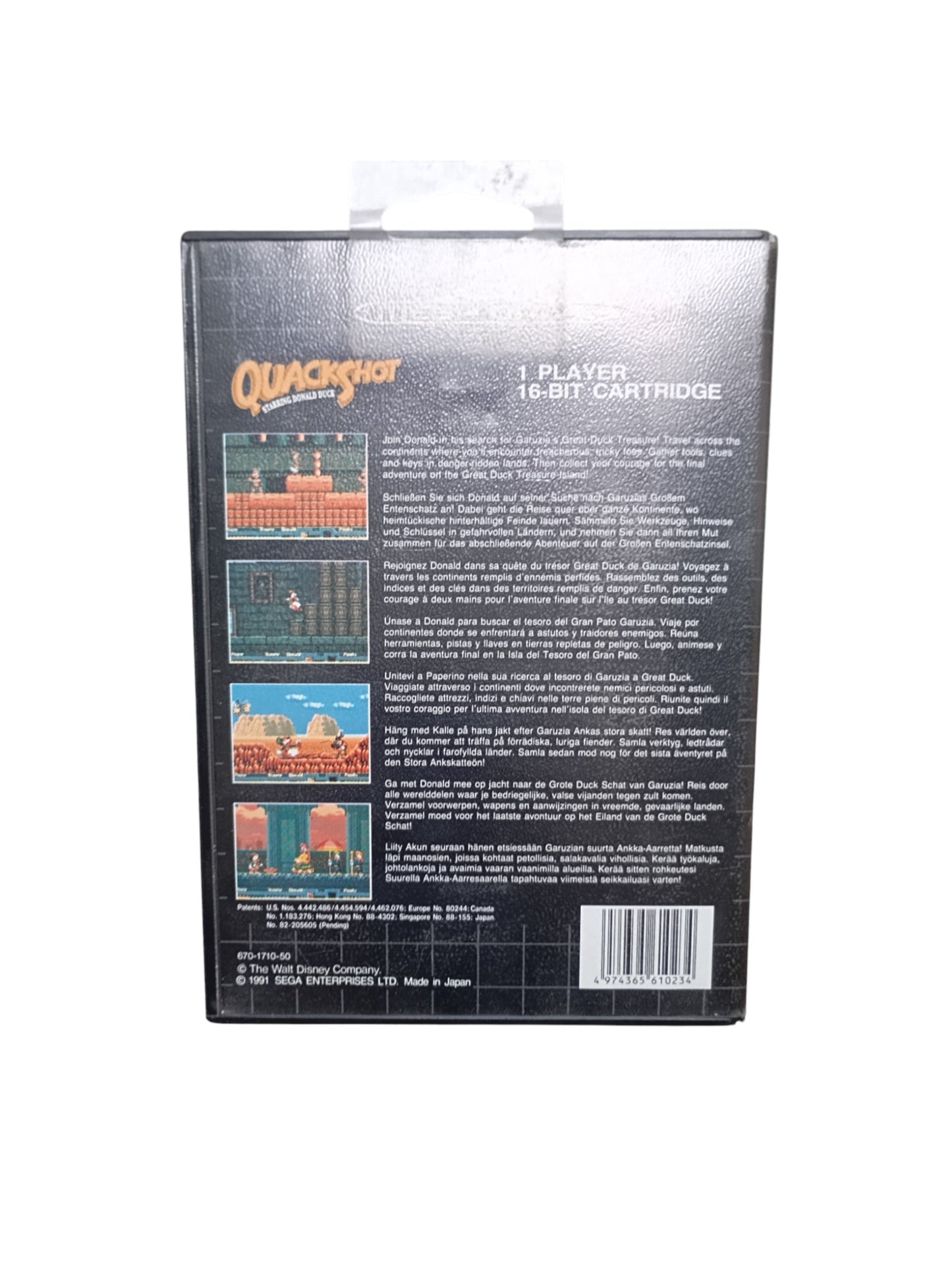 QuackShot starring Donald Duck – Sega Mega Drive (Complet)