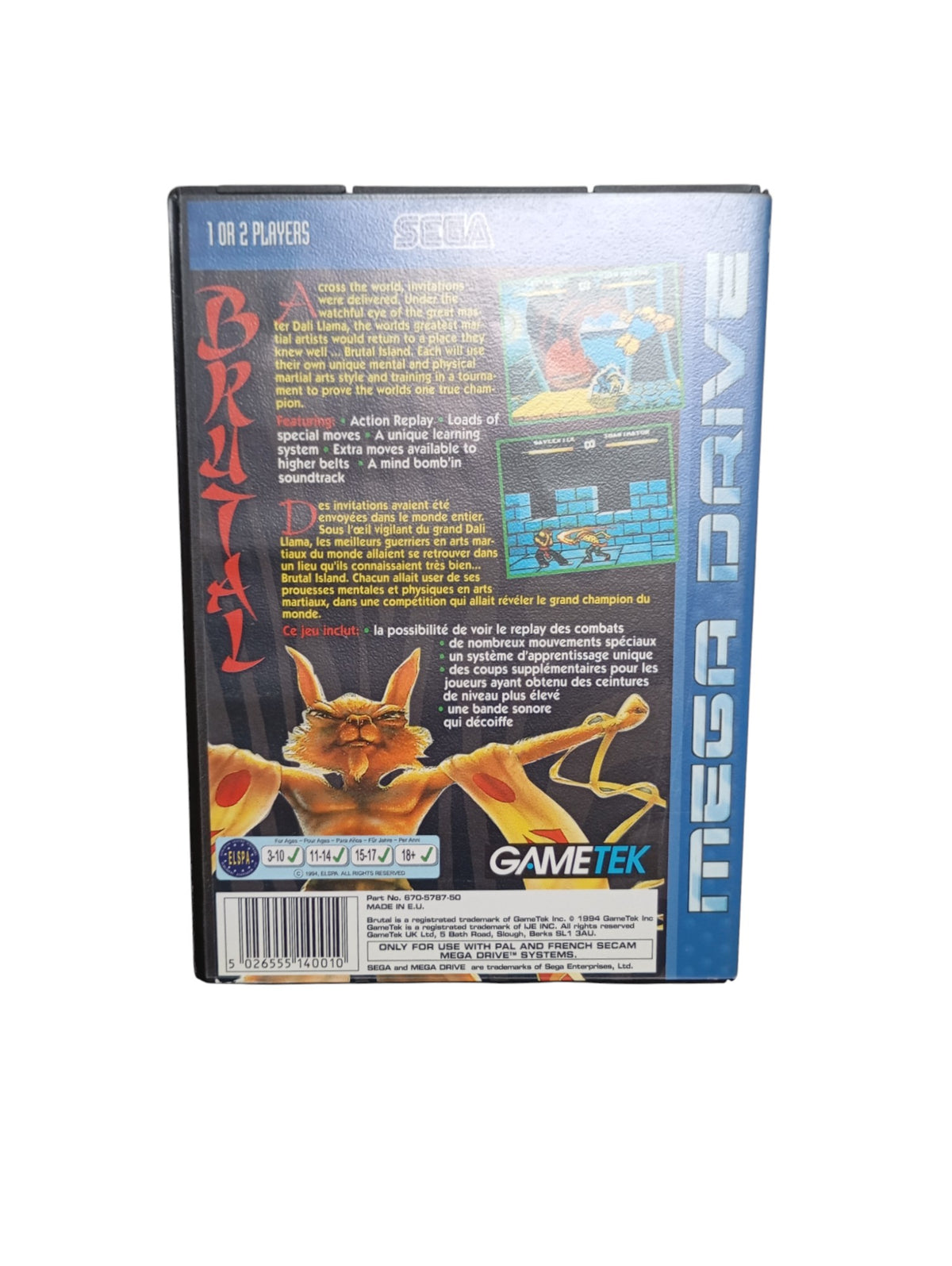 Brutal: Paws of Fury – Sega Mega Drive (Complet)