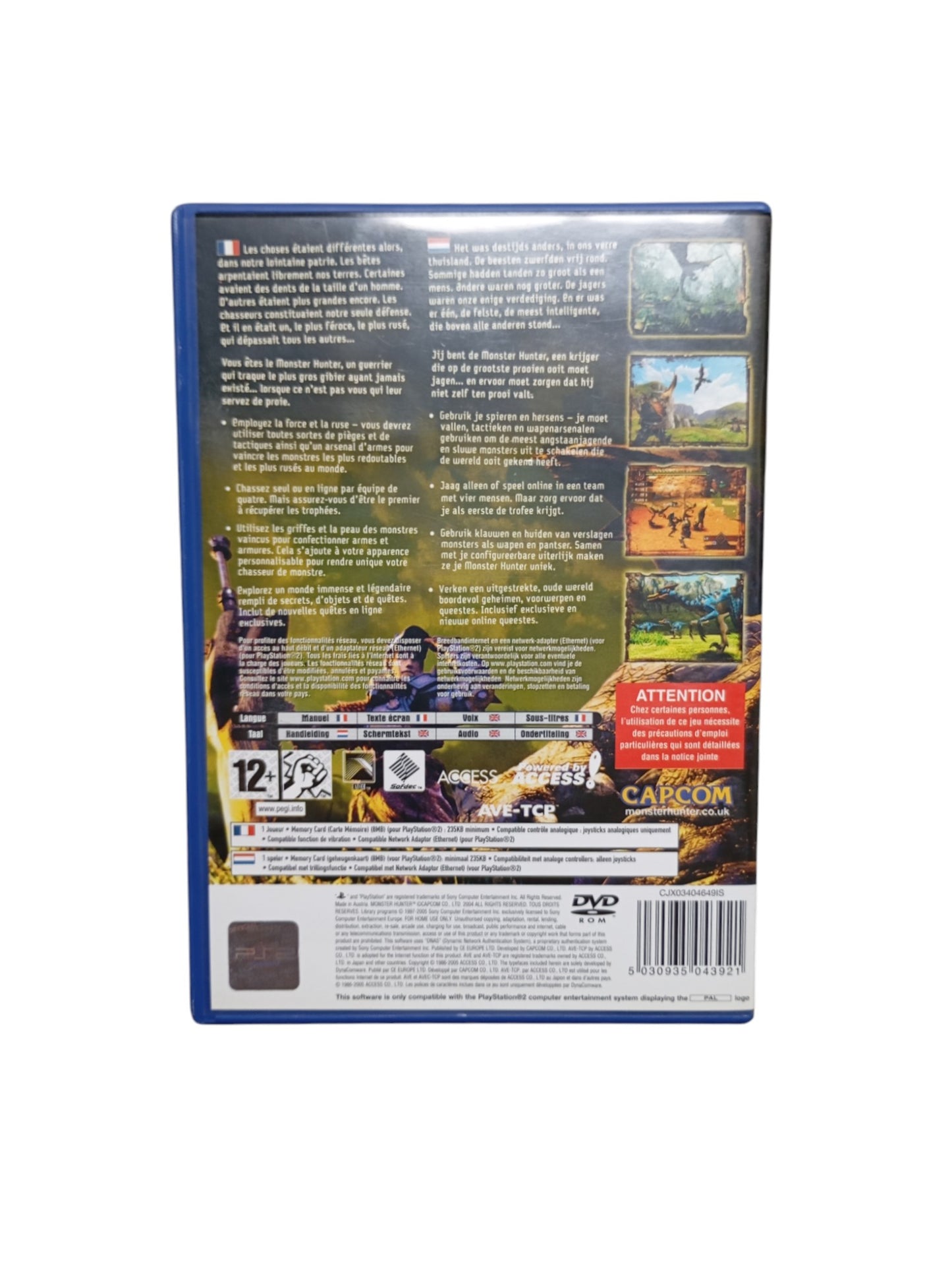 Monster Hunter – PlayStation 2 (Complet)