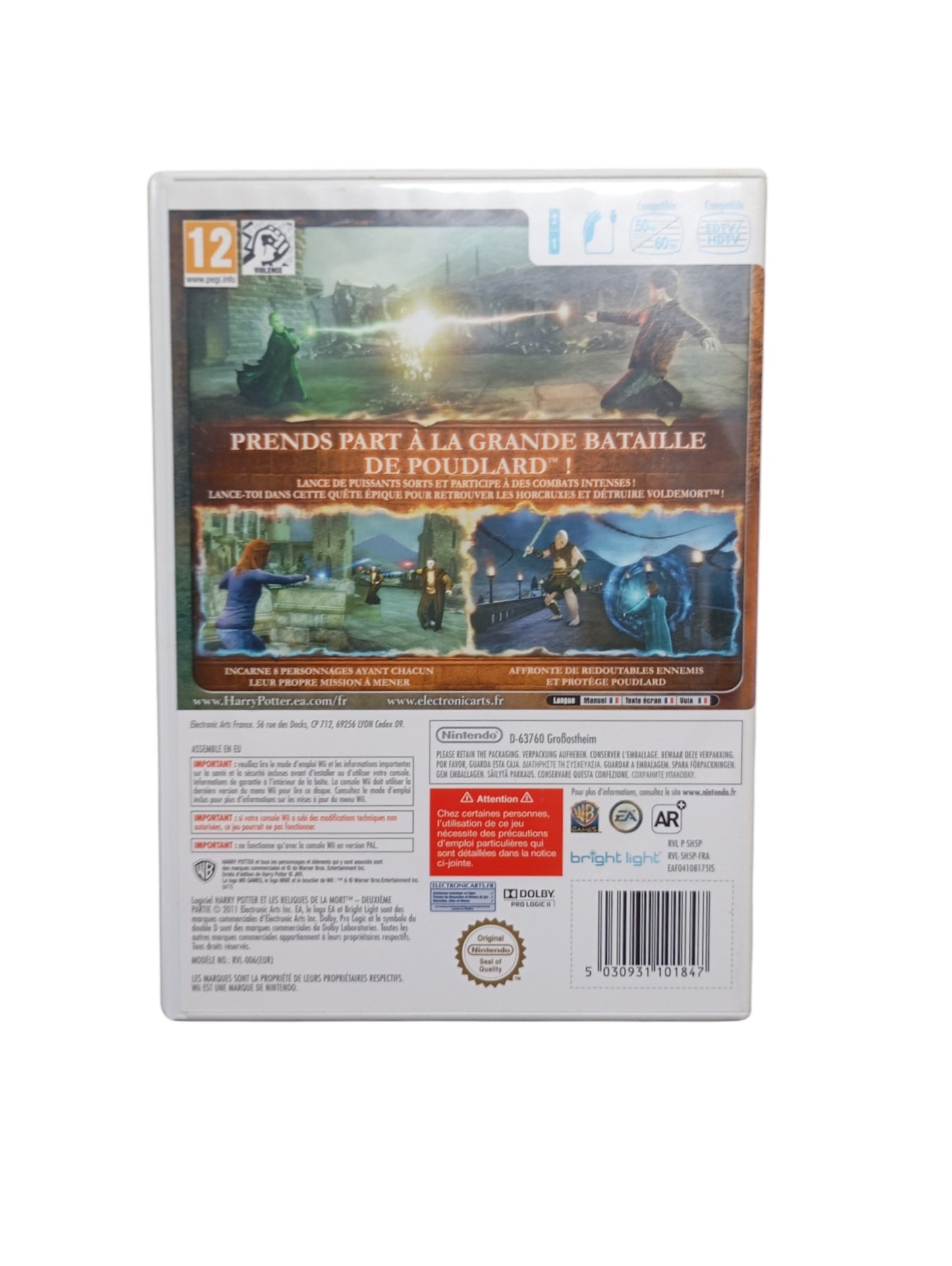Harry Potter et les Reliques de la Mort – Partie 2 – Nintendo Wii (Complet)
