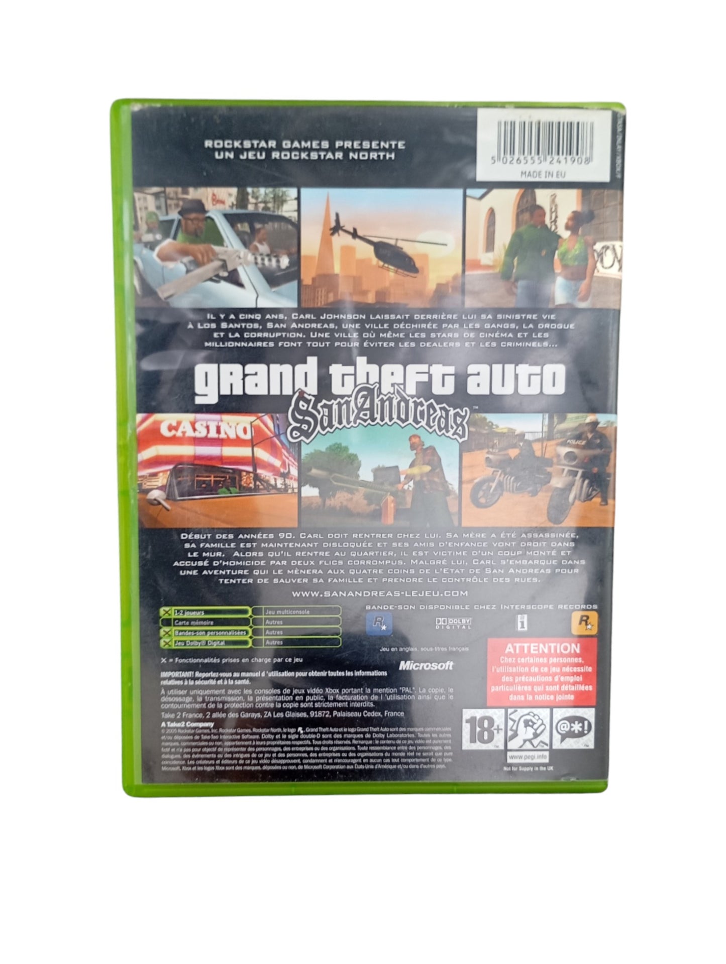 Grand Theft Auto: San Andreas – Xbox (Complet)