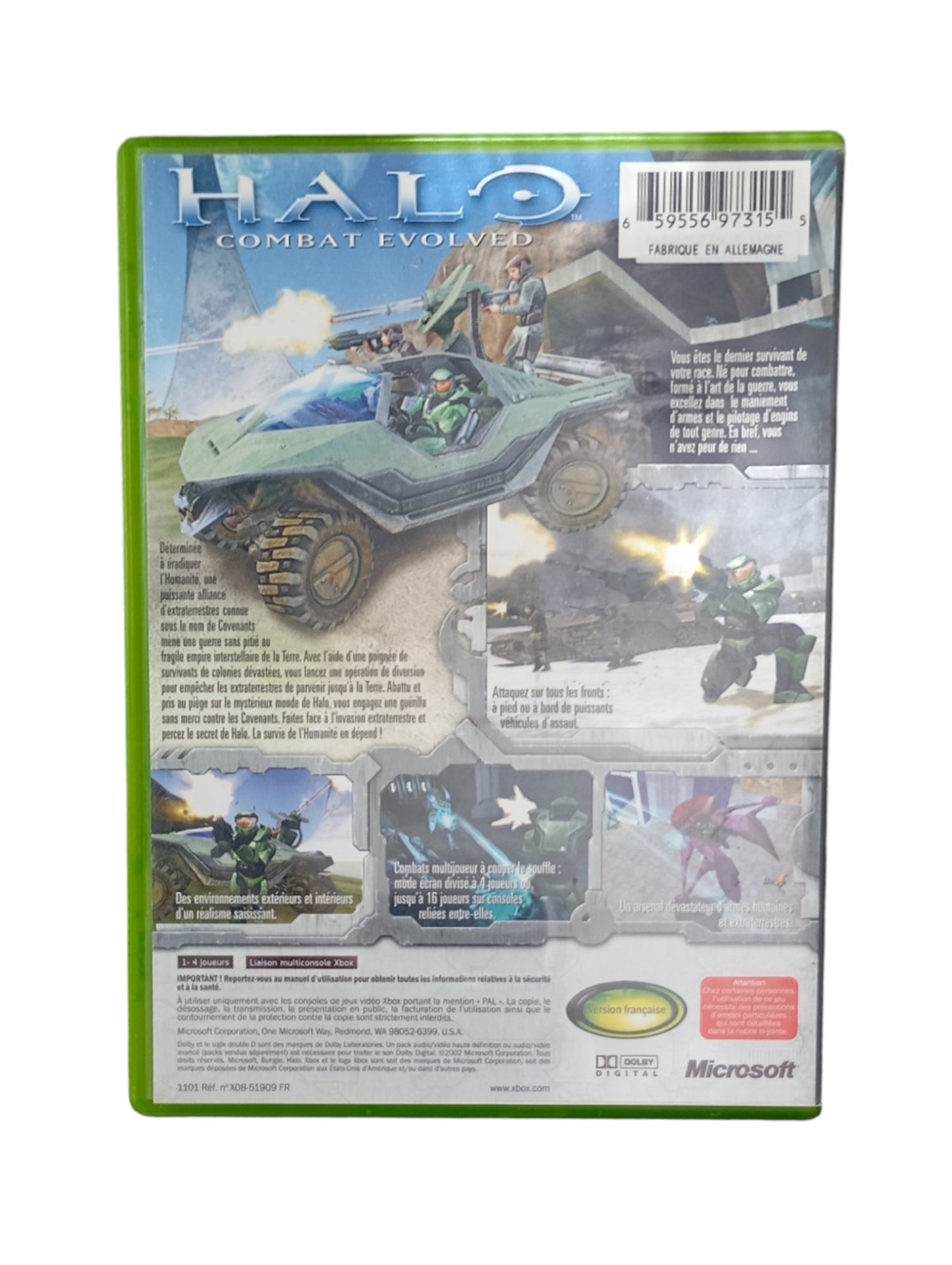 Halo: Combat Evolved – Xbox (jeu original)