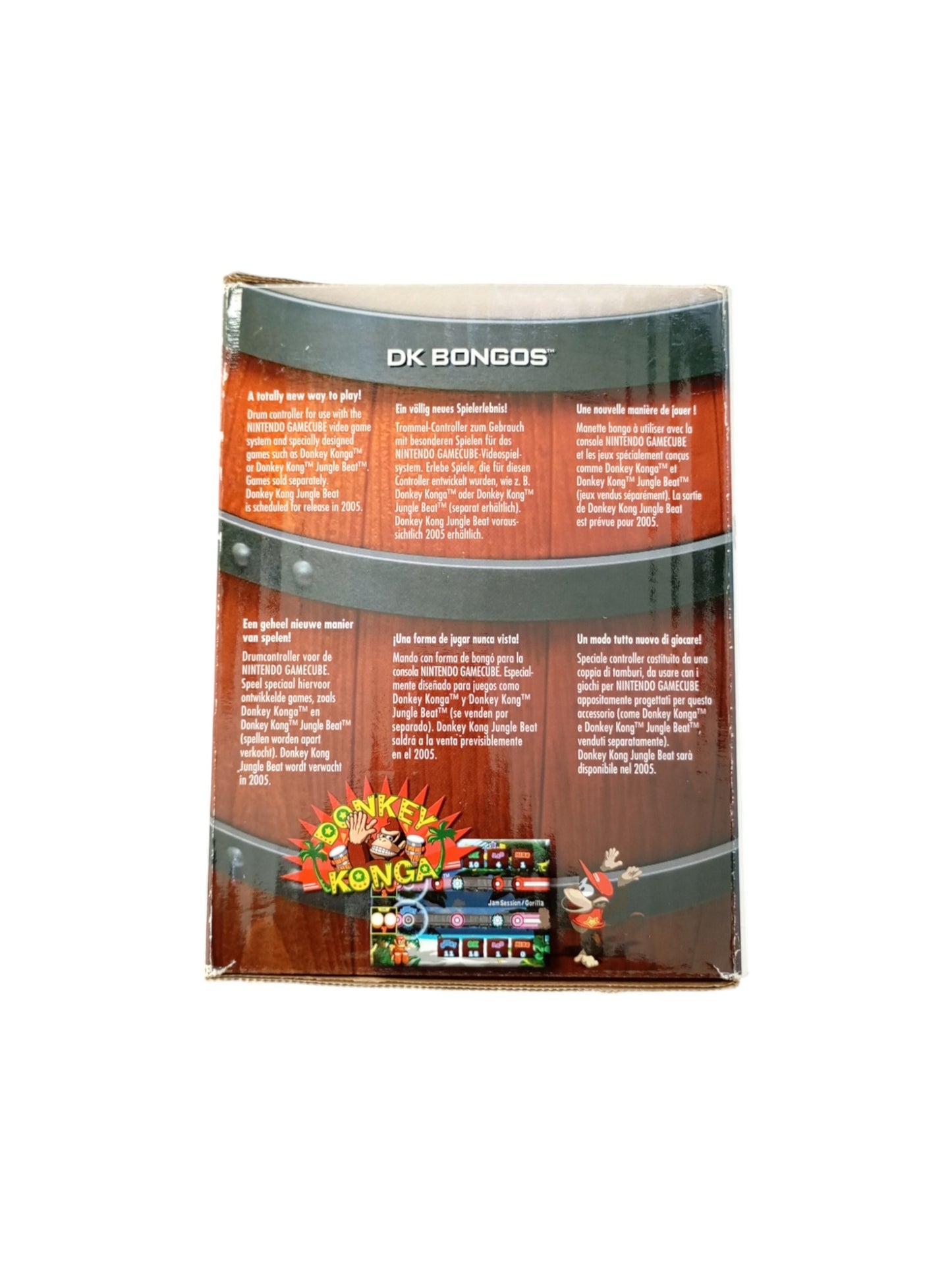 DK Bongos – Accessoire officiel Nintendo GameCube (Complet, sans cale)