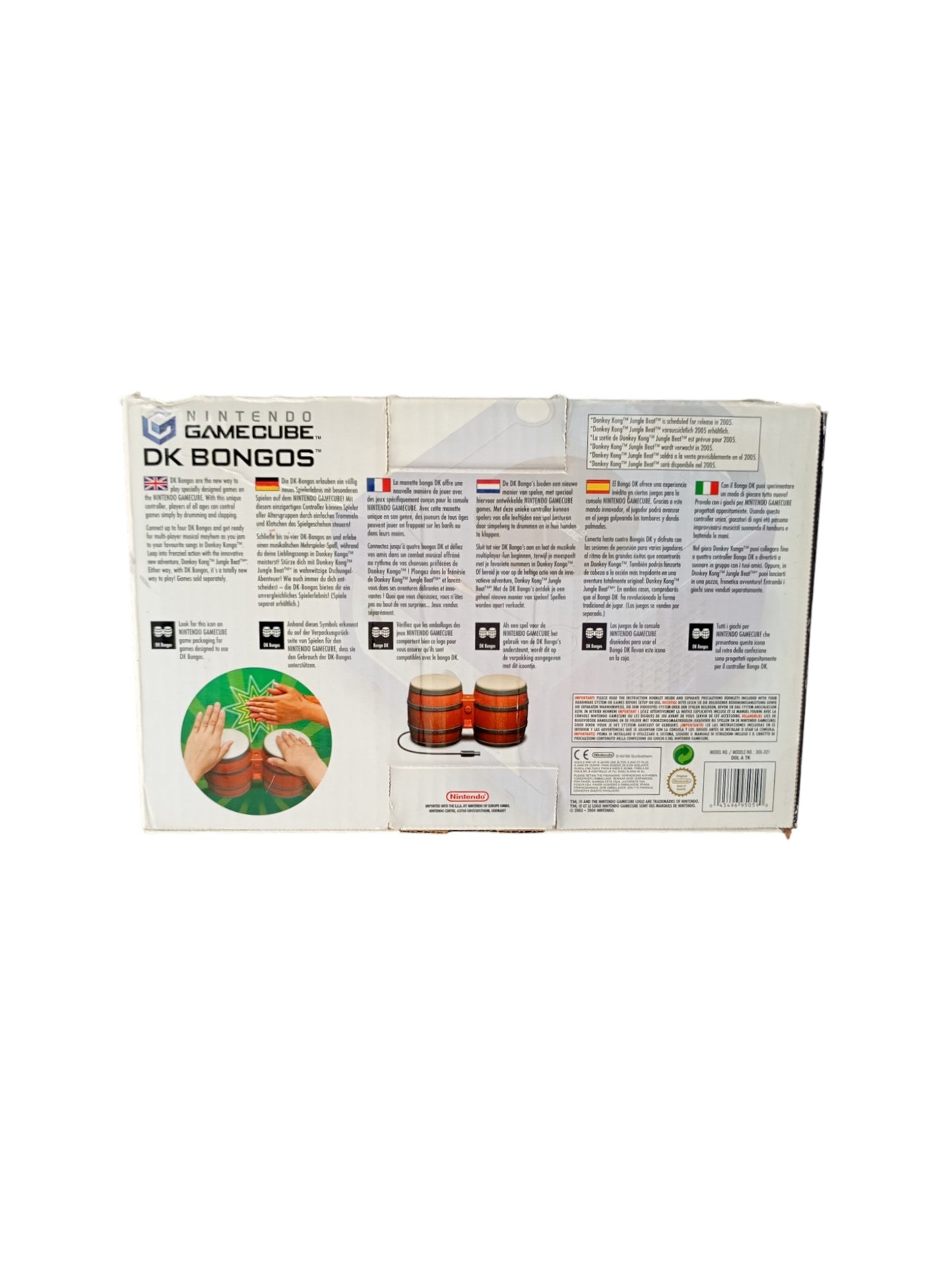 DK Bongos – Accessoire officiel Nintendo GameCube (Complet, sans cale)