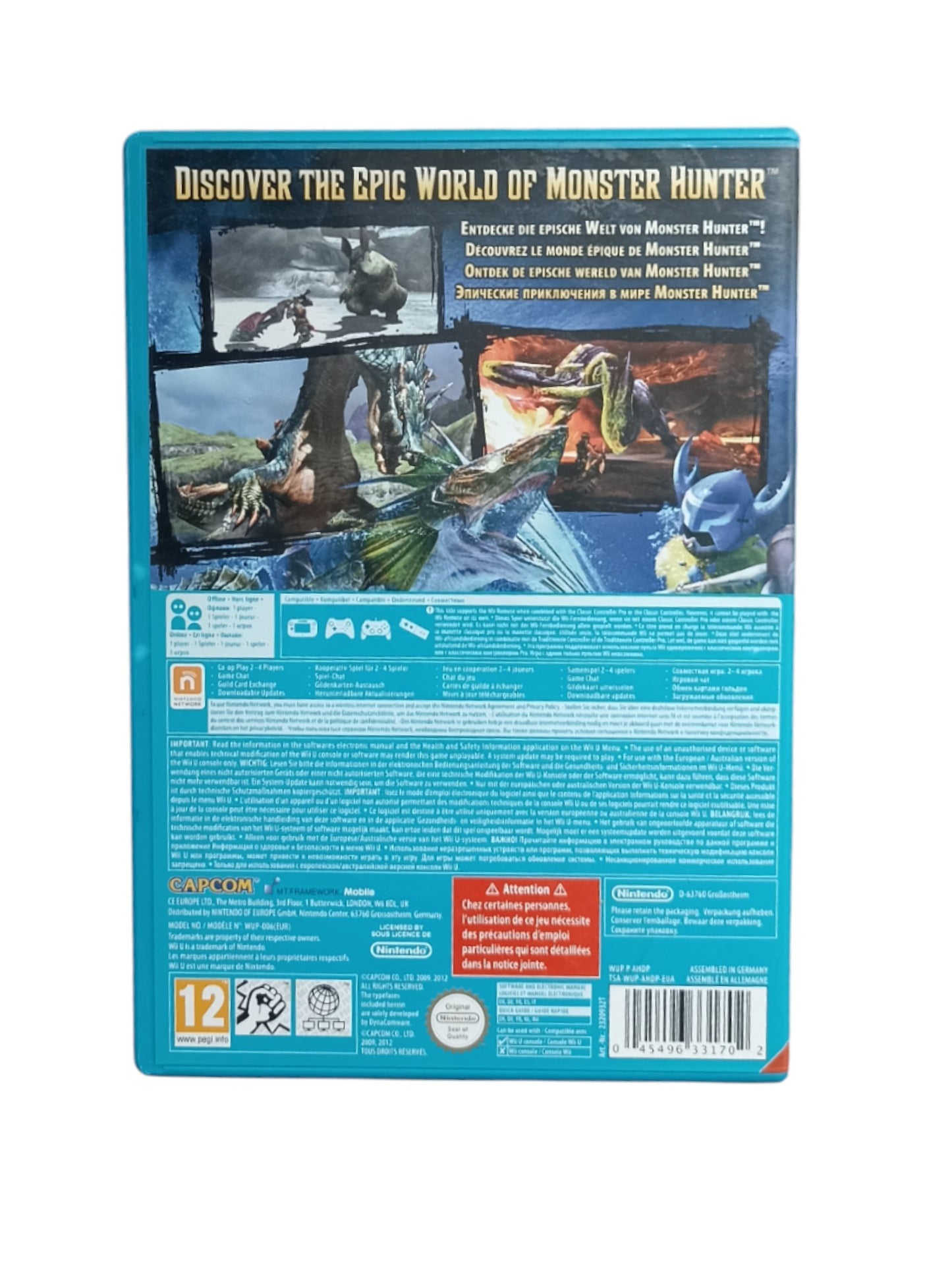 Console Nintendo Wii U pack édition spéciale Wii U Monster Hunter 3 Ultimate