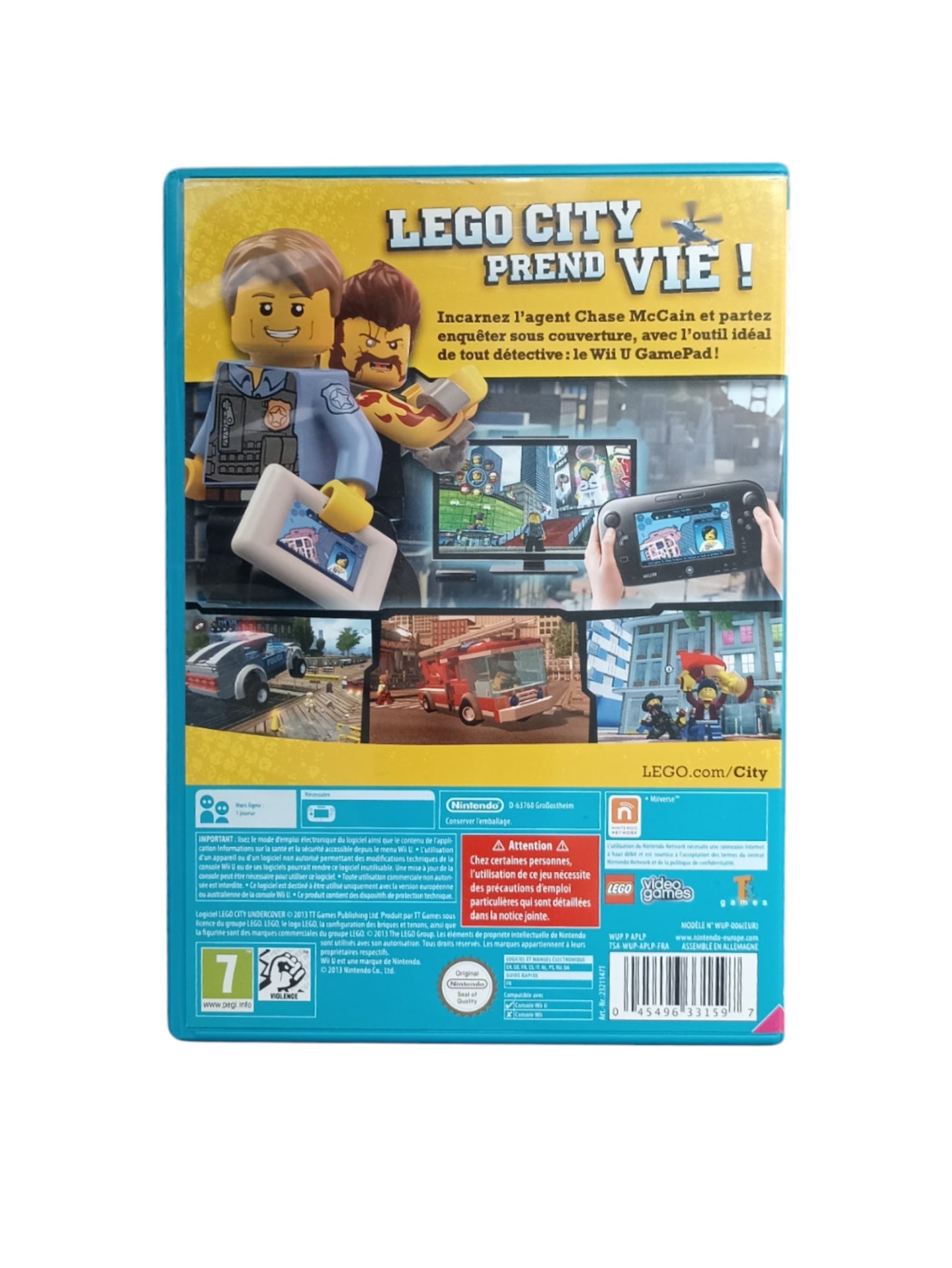 LEGO City Undercover – Wii U (Complet)