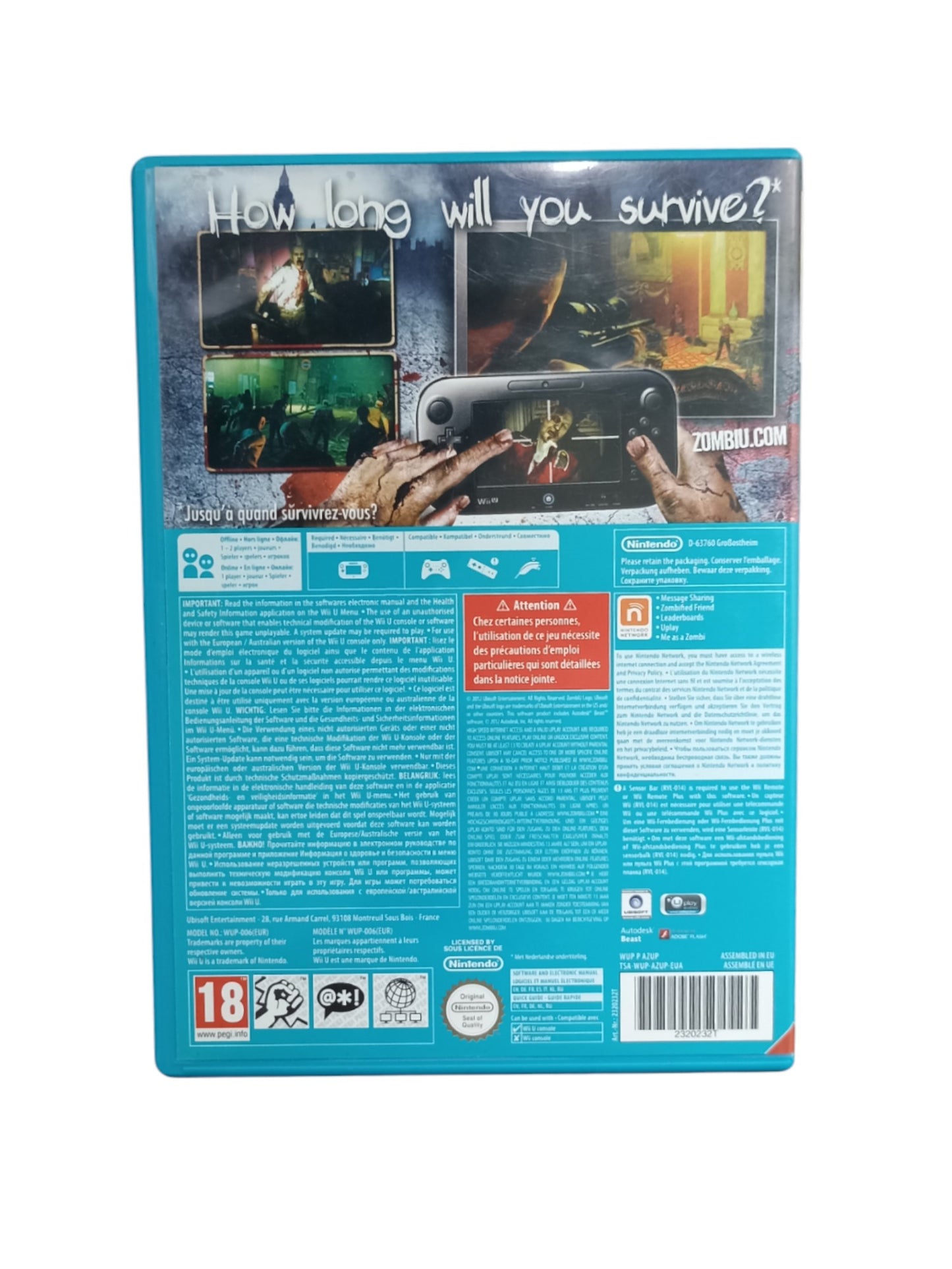 ZombiU – Wii U (Complet)
