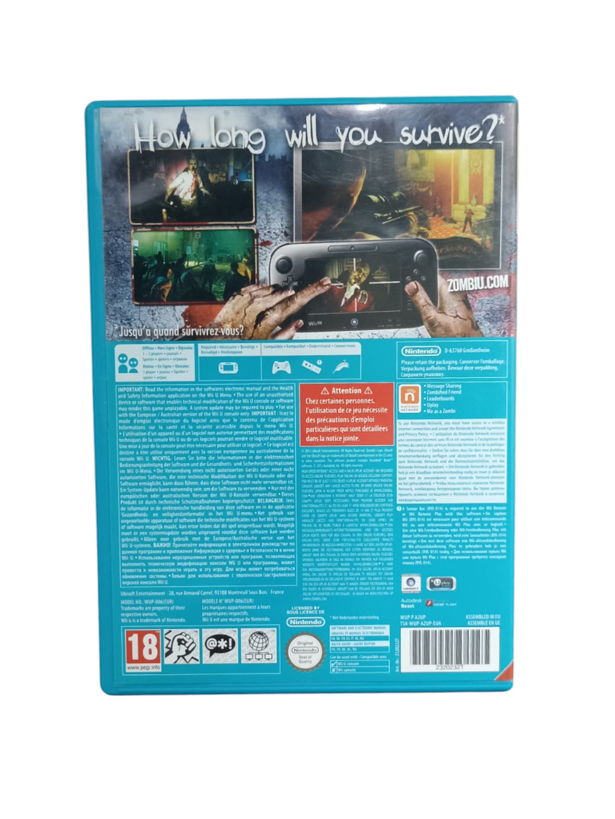 ZombiU – Wii U (Complet)