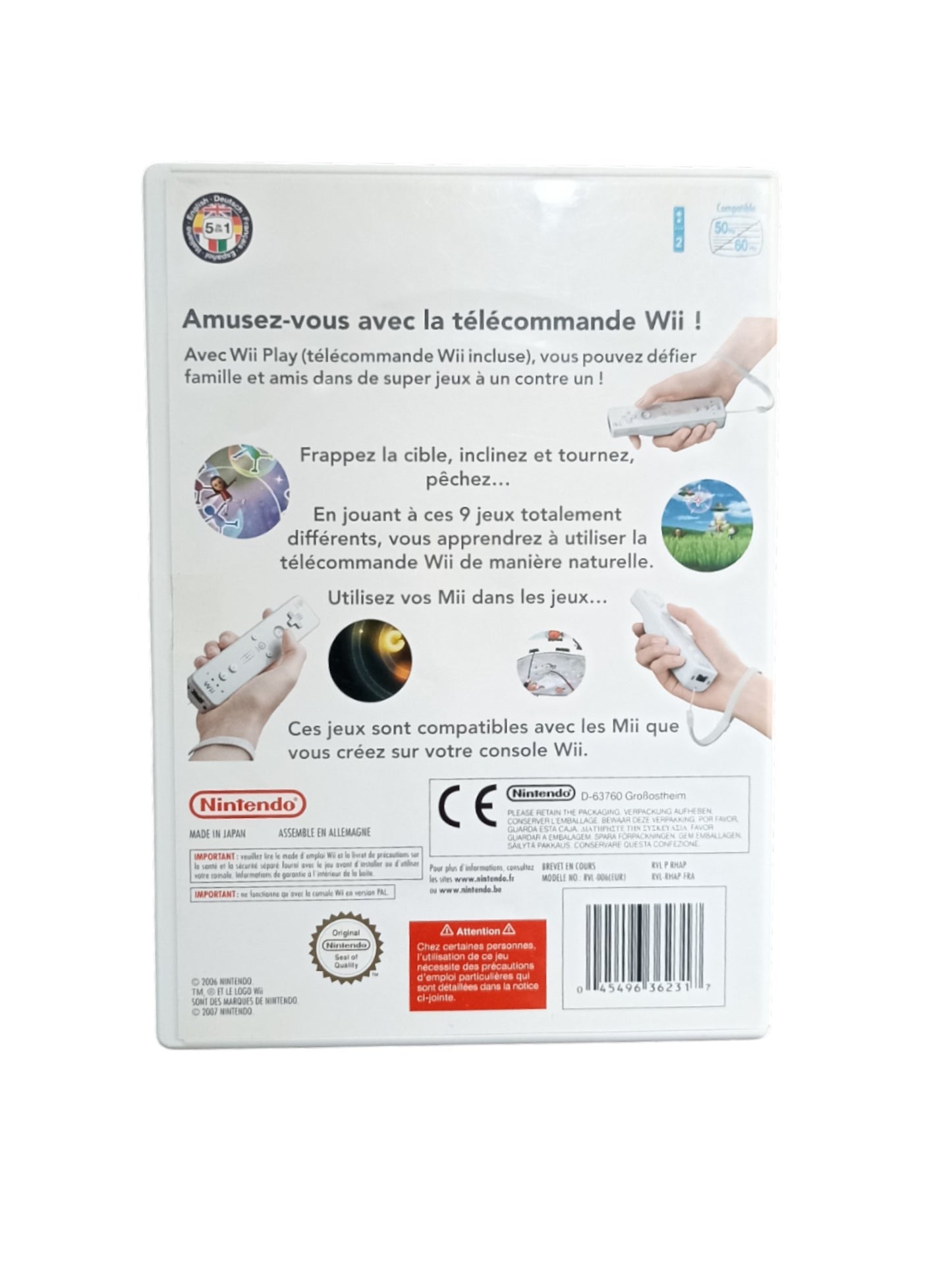 Wii Play – Nintendo Wii (Complet)